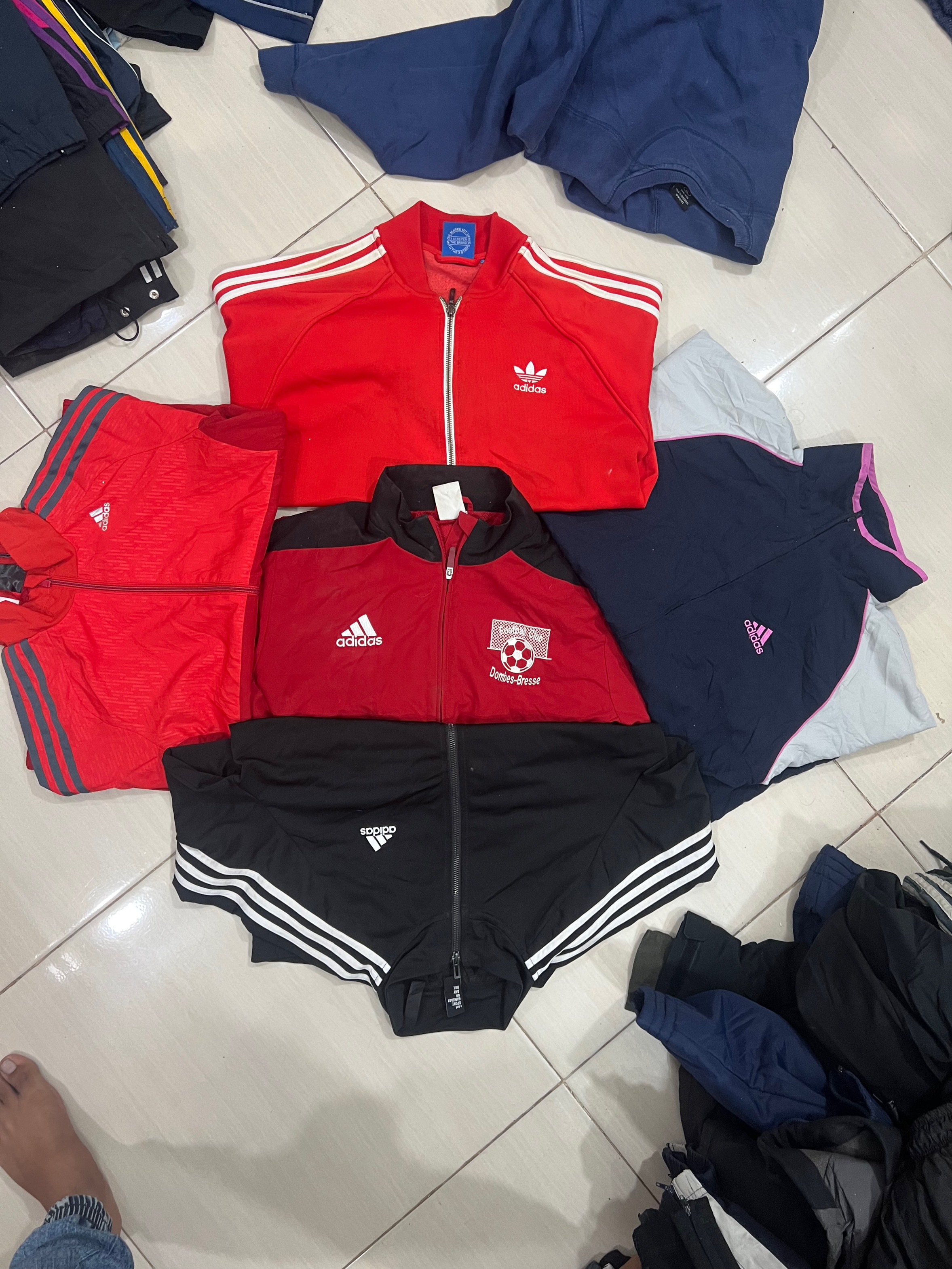 Adidas track jackets