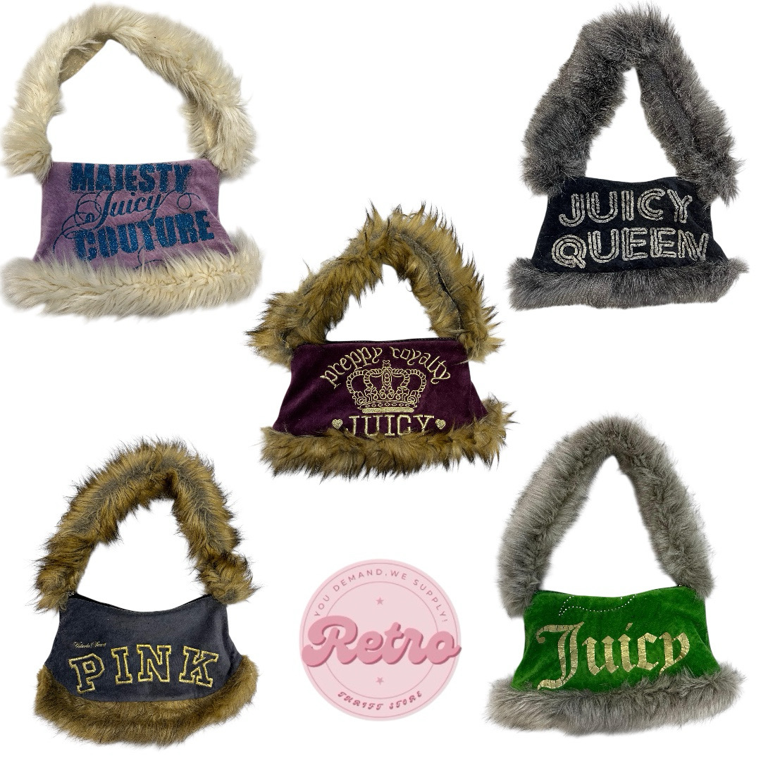 Upcycled Juicy Couture/Pink y2k bags