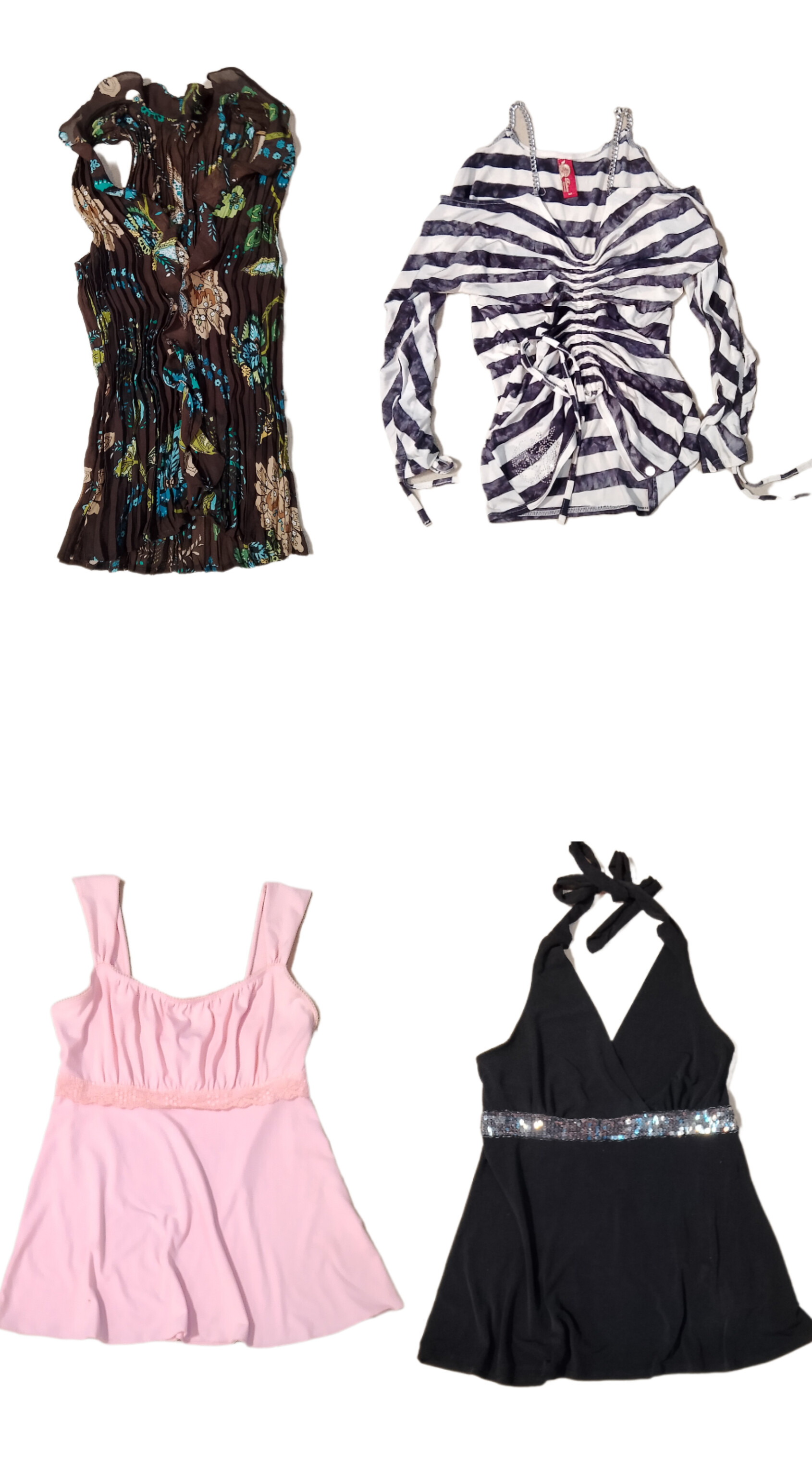 Wow Vibe TOPS (Brands) bebe,Apple bottom,etc