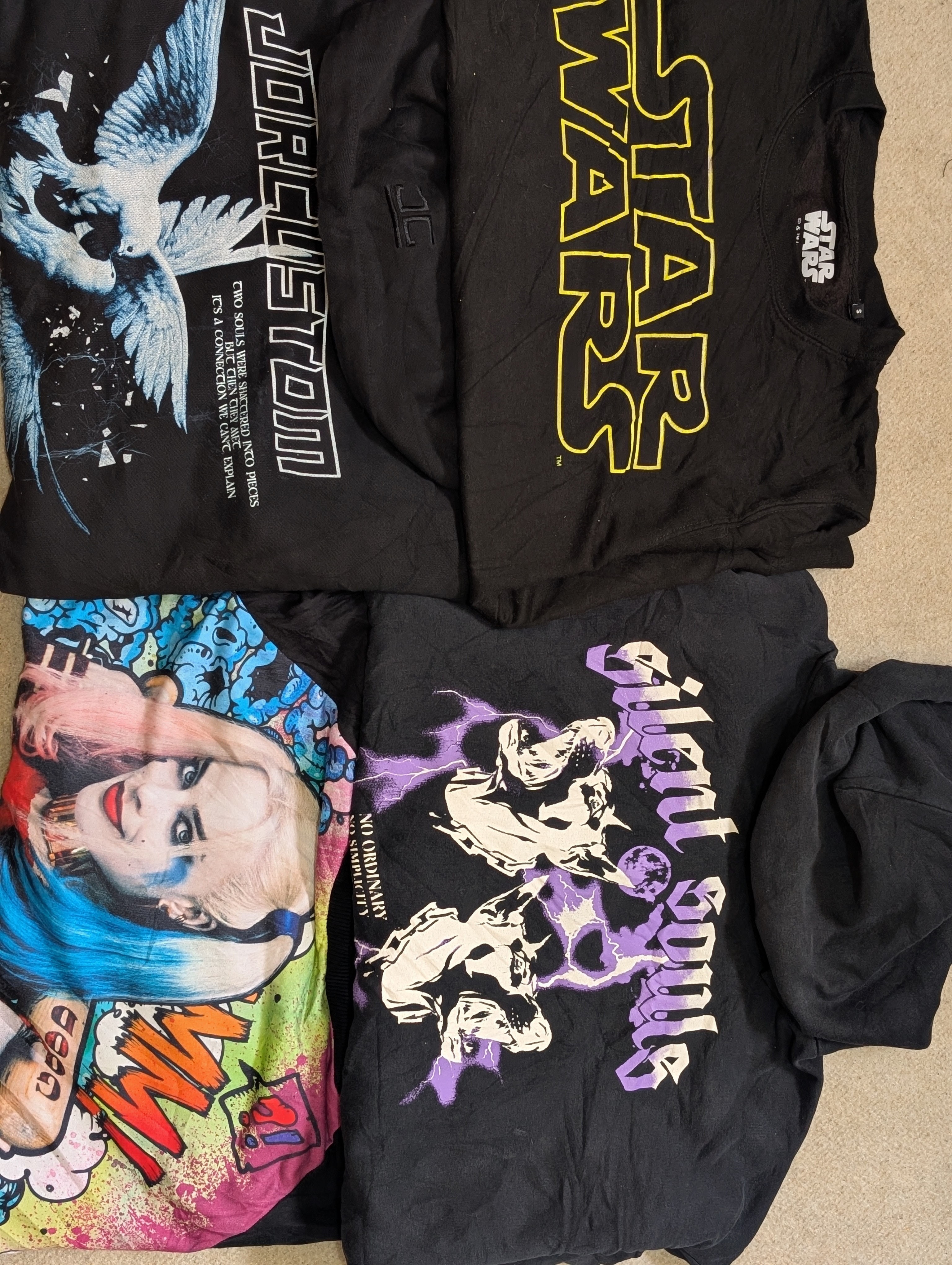 プリントスウェットシャツ