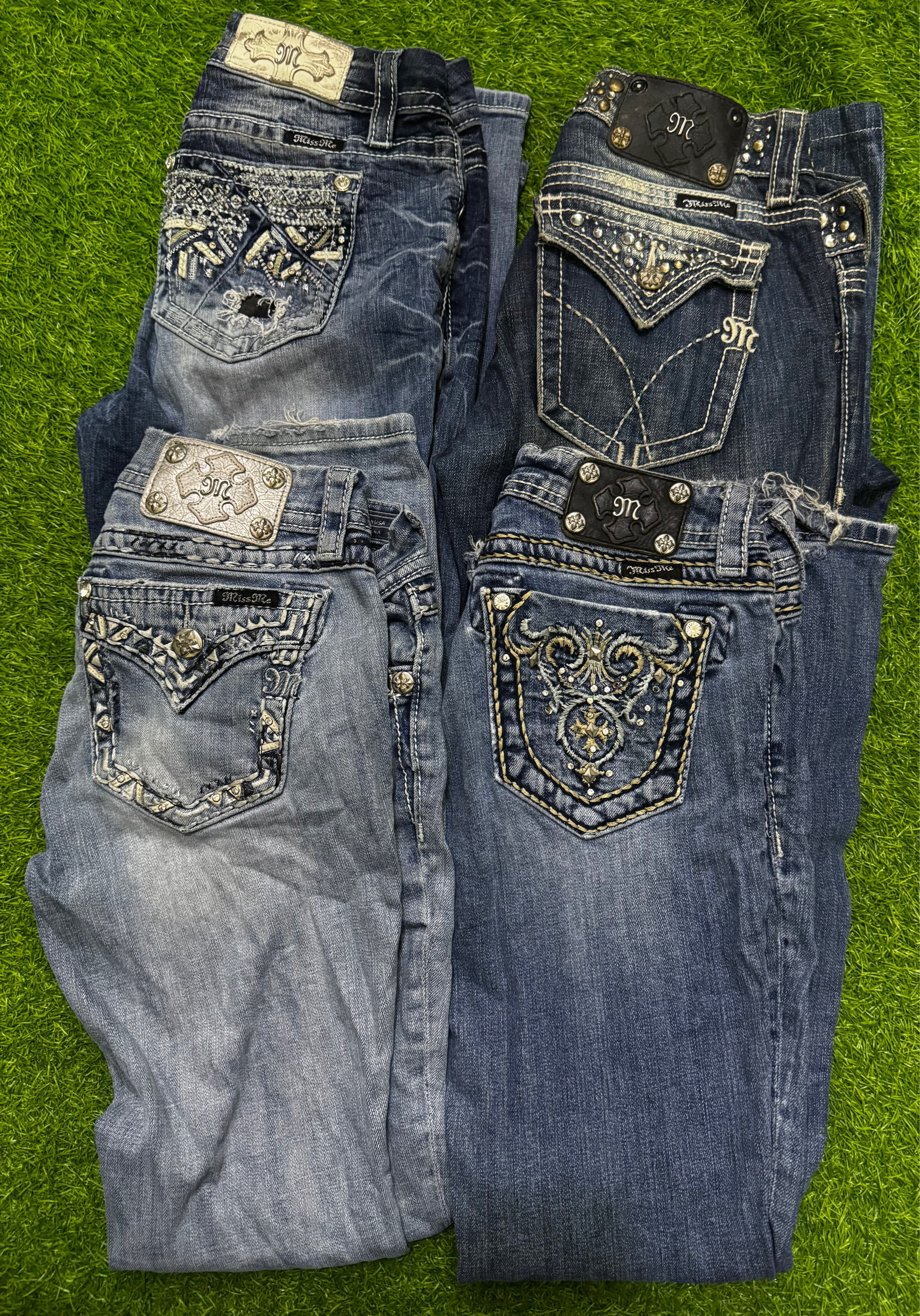 Miss me true religion and rock revival jeans