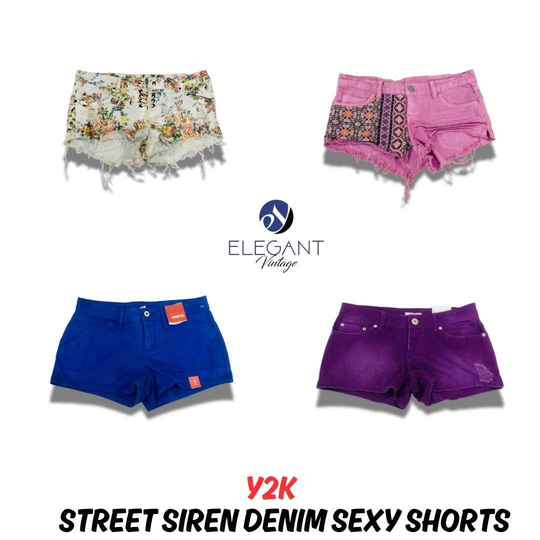Y2K Street Siren Denim sexy Shorts -EV0949