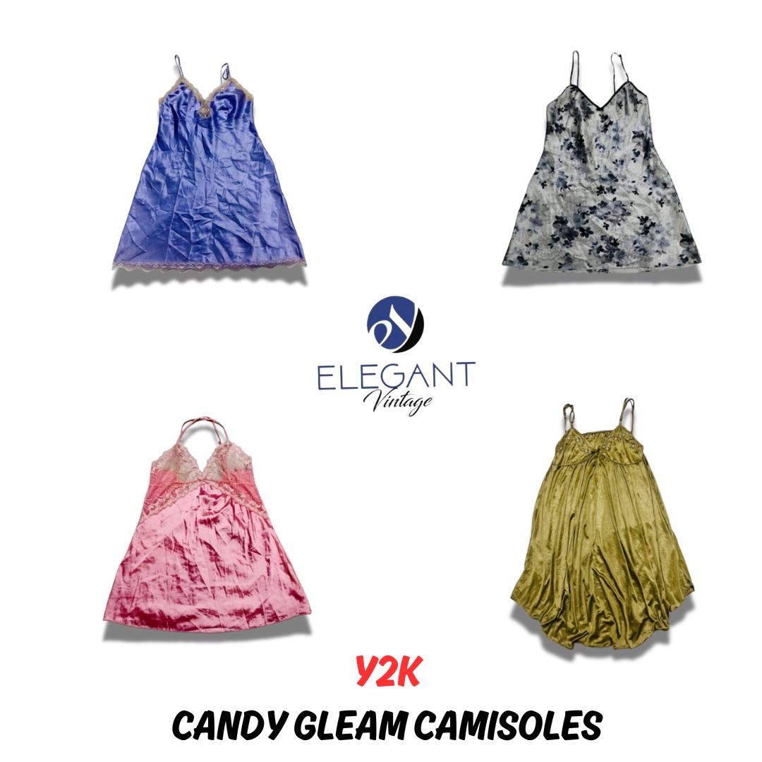 Y2K Candy Gleam Camisoles - EV0826
