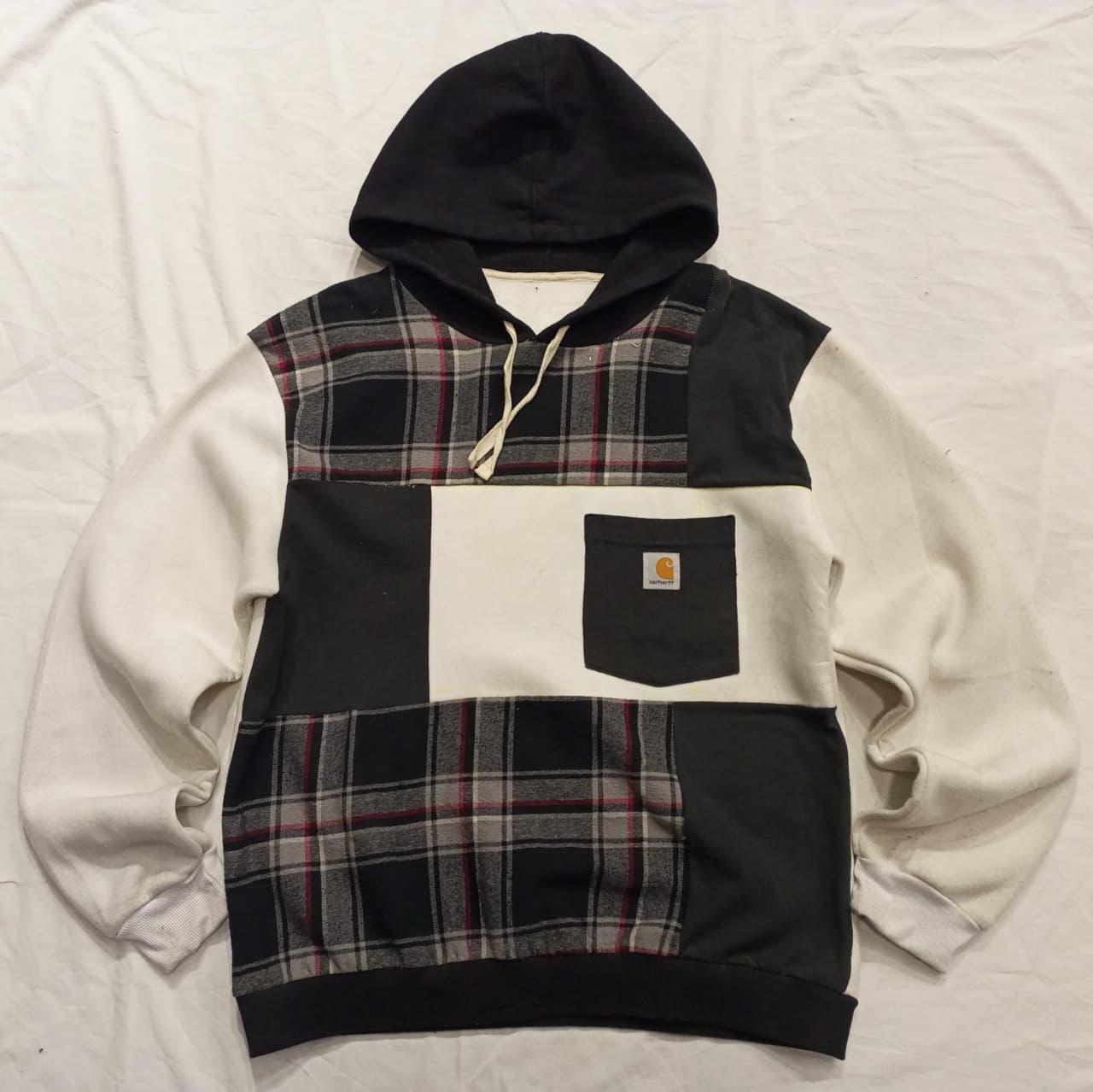 CR778 Upcycled Carhartt Patchwork Hoodie