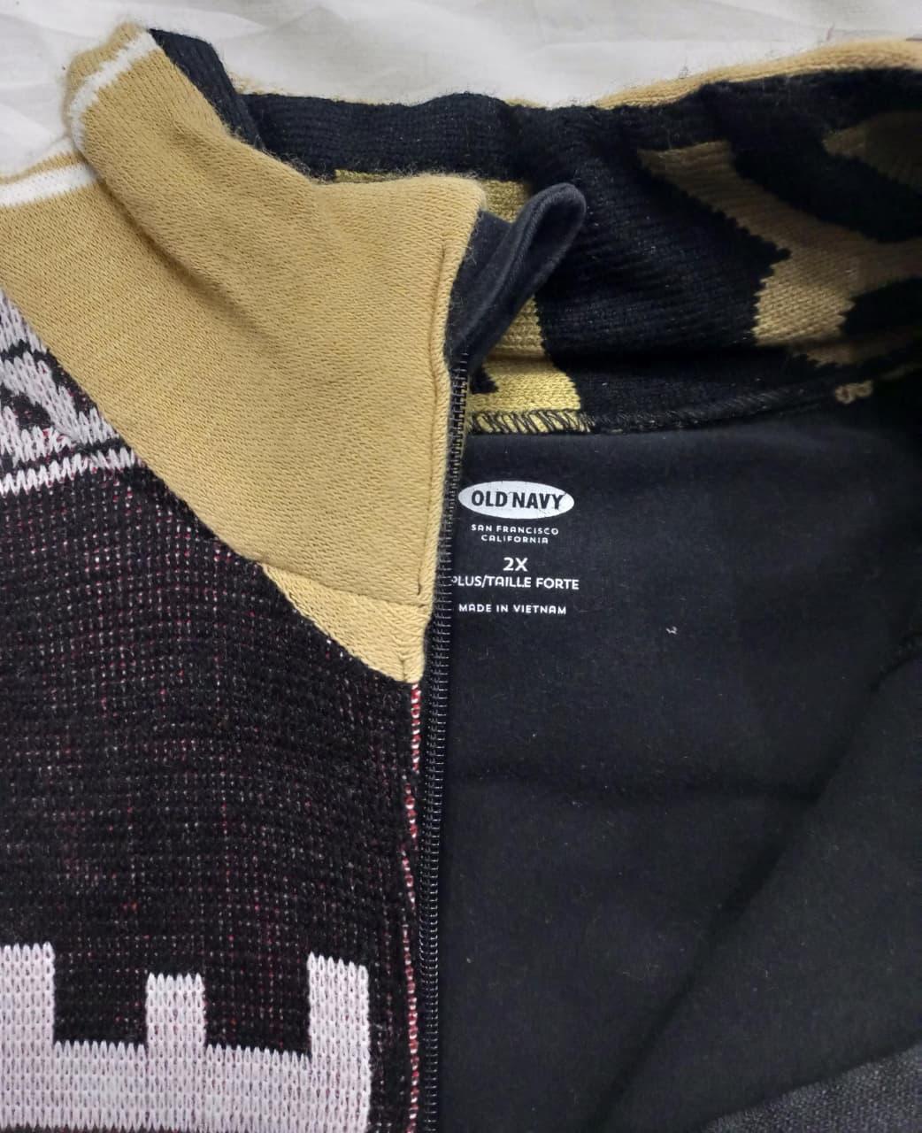 CR781 Upcycled Fan Scarf Jacket