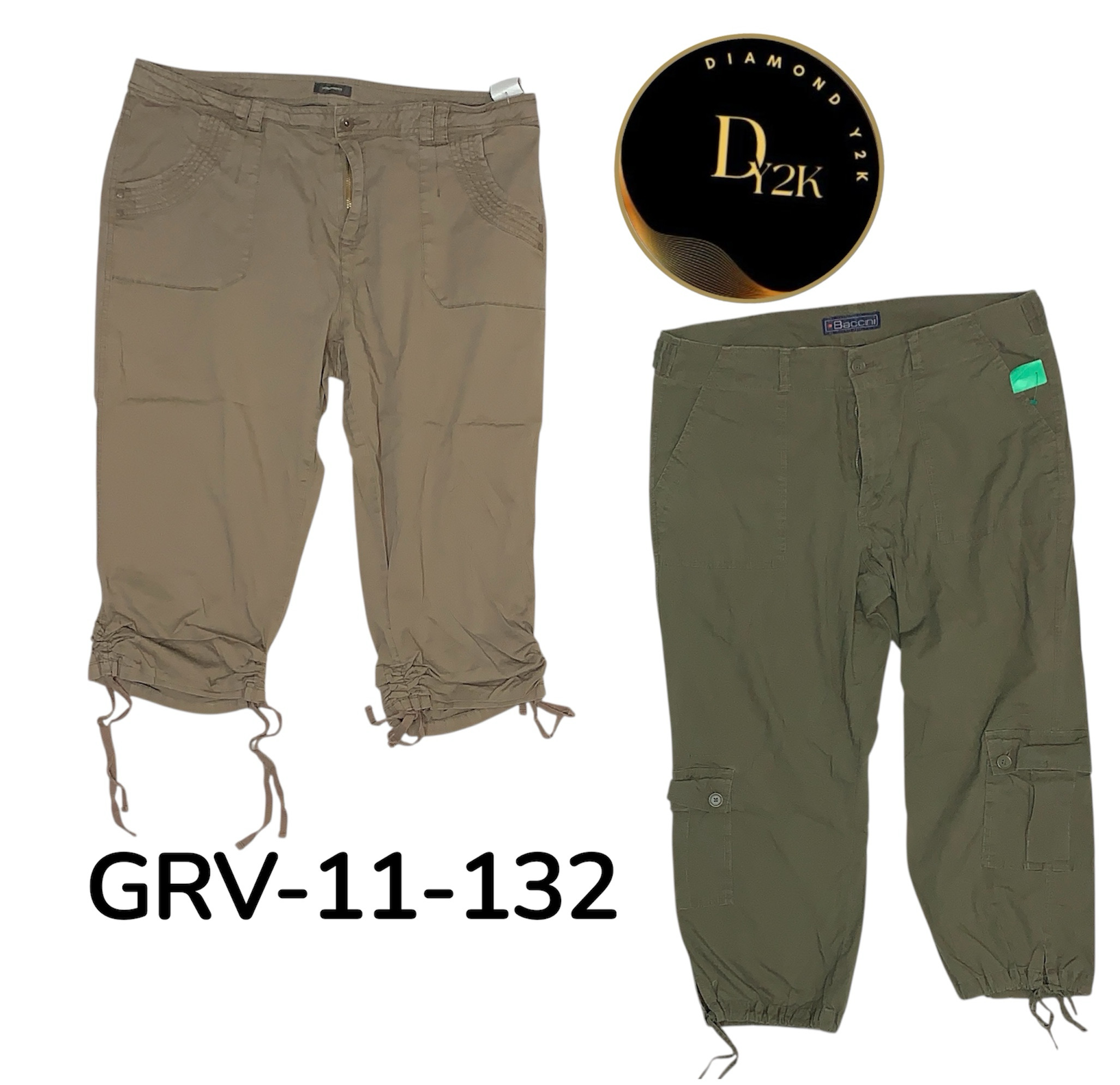 Y2K Workwear Cargo Pants – Iconic 2000s Style (GRV-11-132)