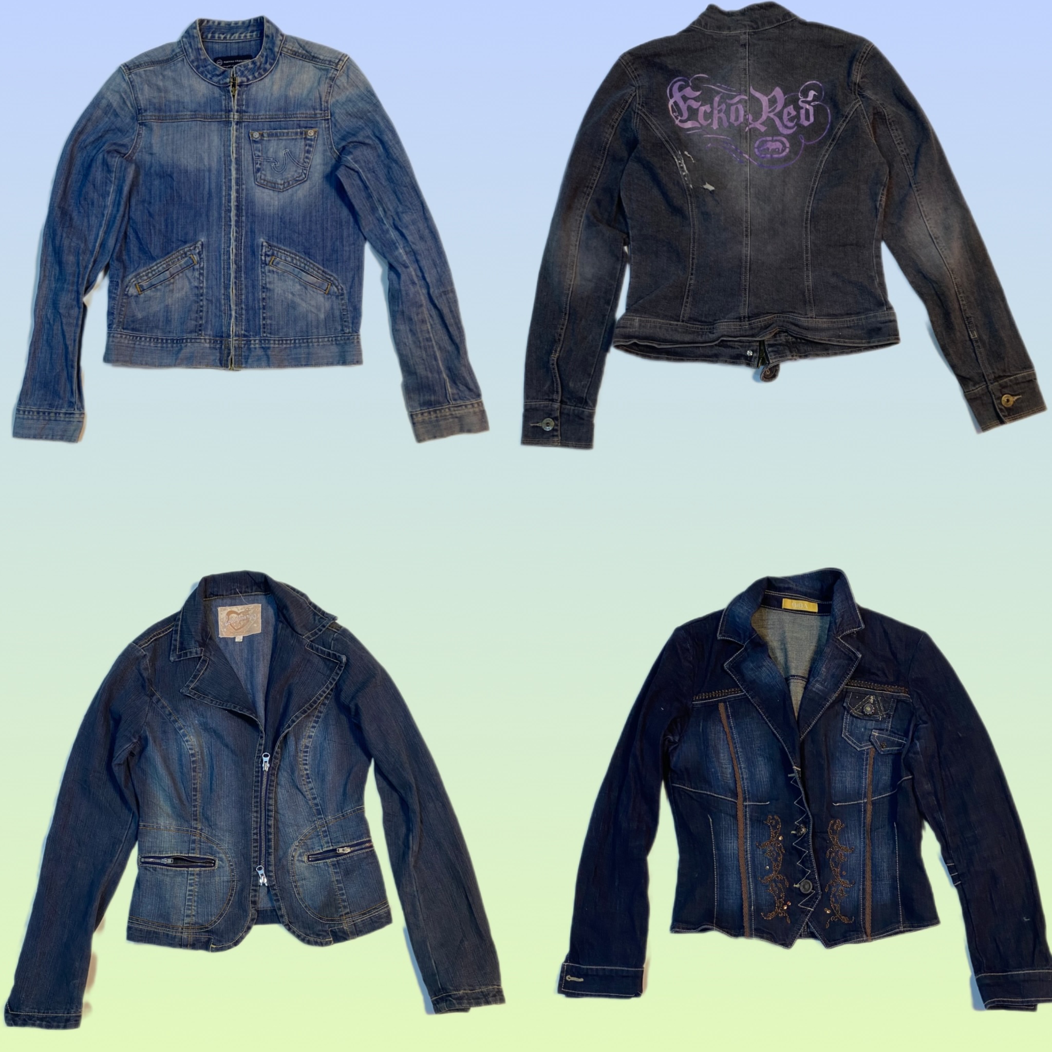 Y2K IT Girl Denim jacket (TS-1528)