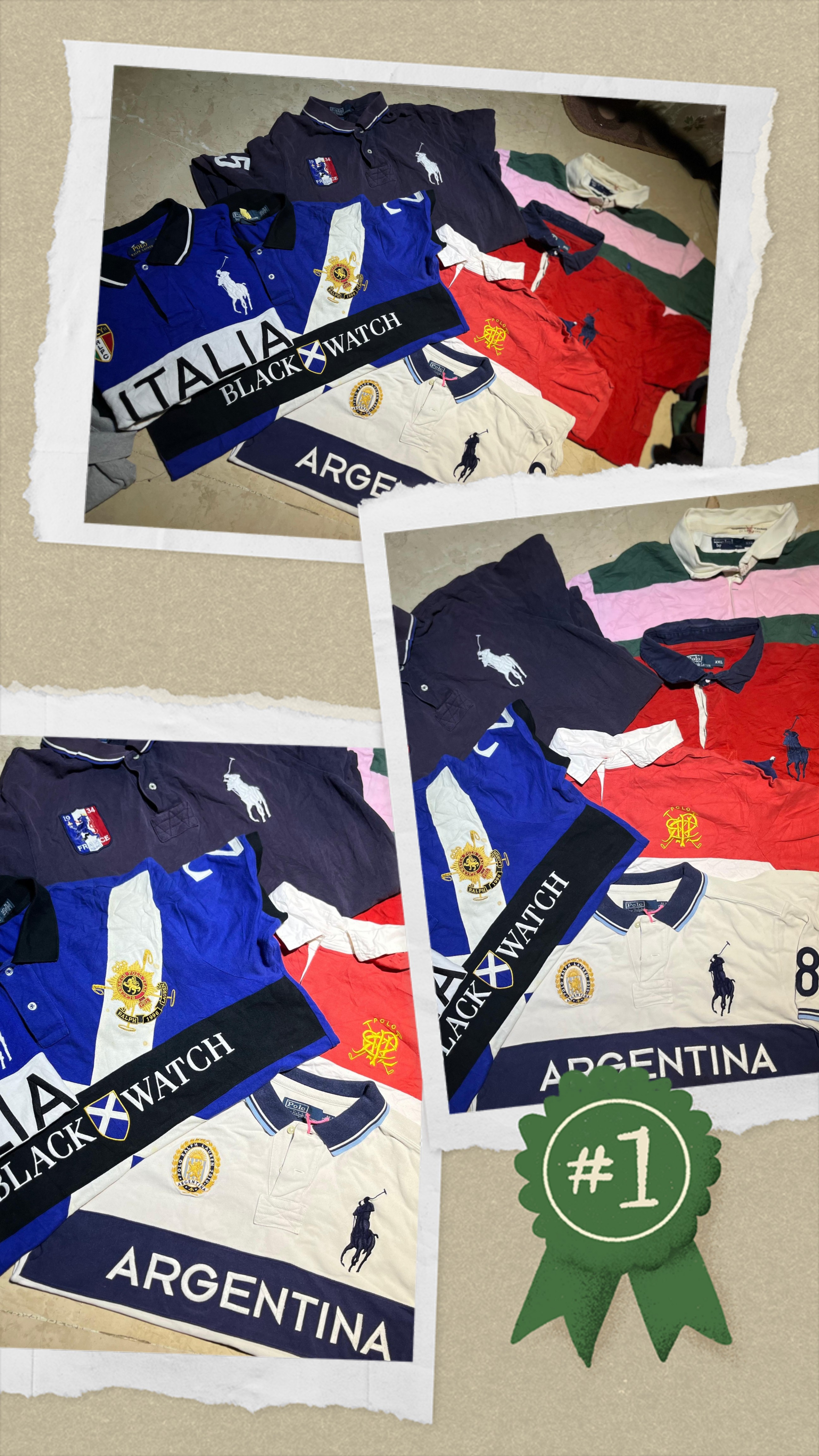 Ralph Lauren Poloshirt 10er Bundle