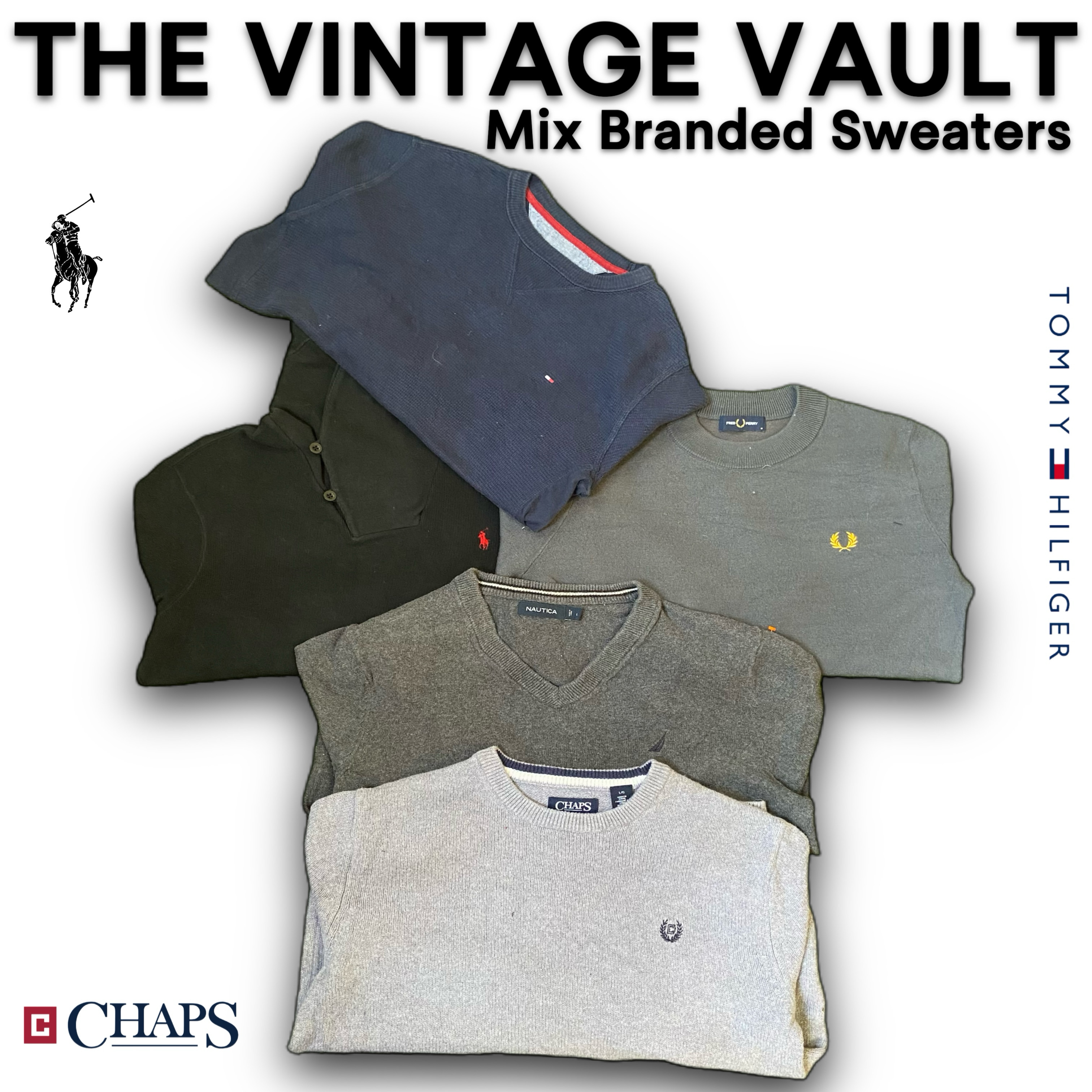 Pulls de marques mélangées