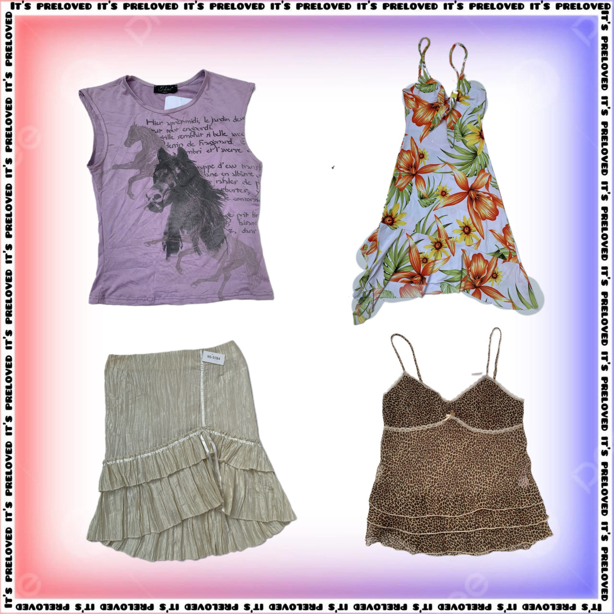 Y2K Streetstyle - Tops, Dresses, Skirts SS-(1619)