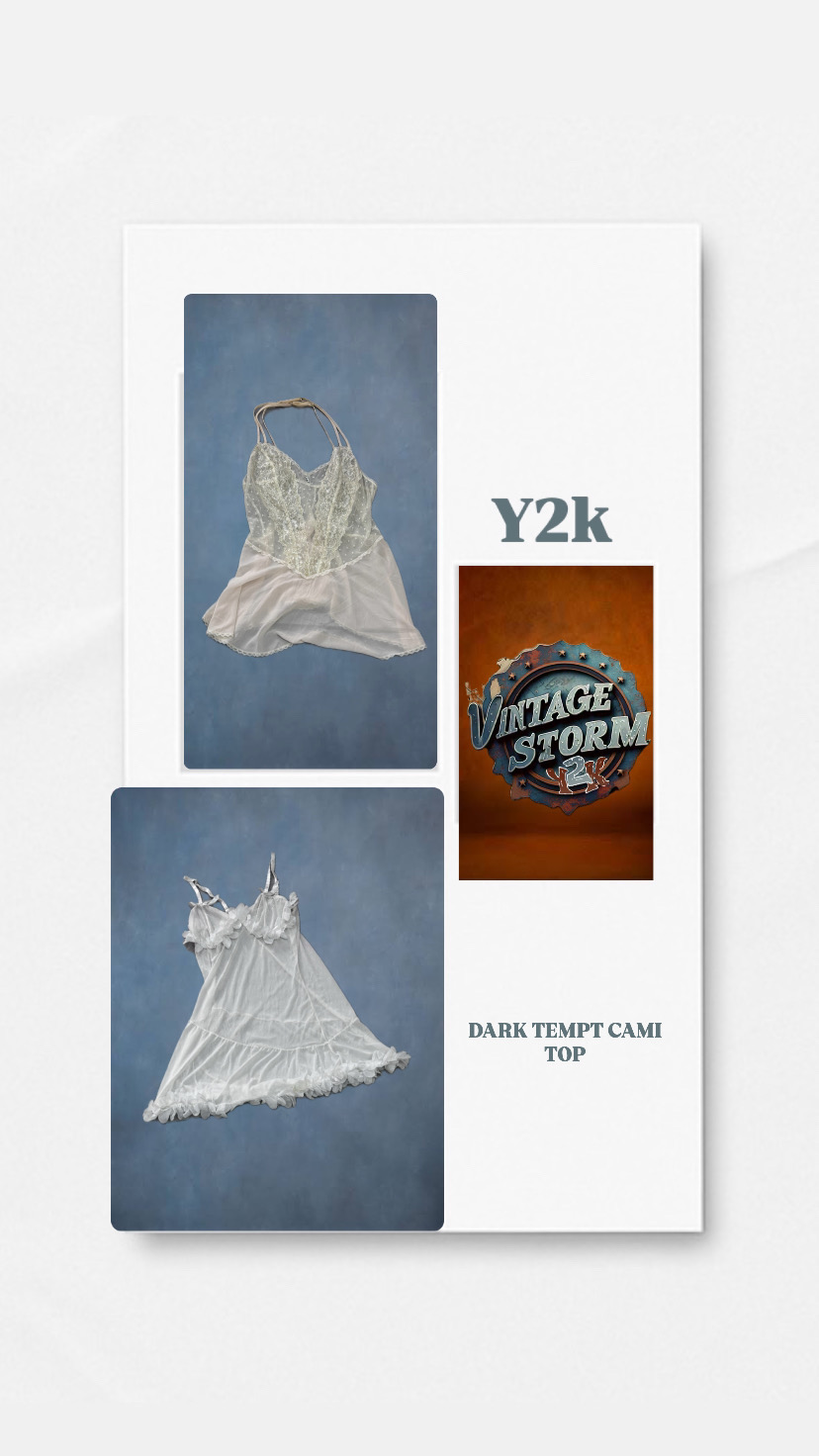 Y2k Dark Tempt Cami Top