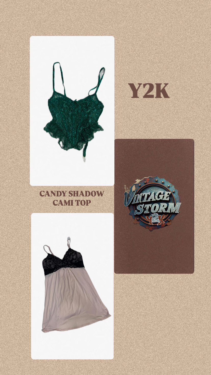 Y2k Candy Shadow Cami Top