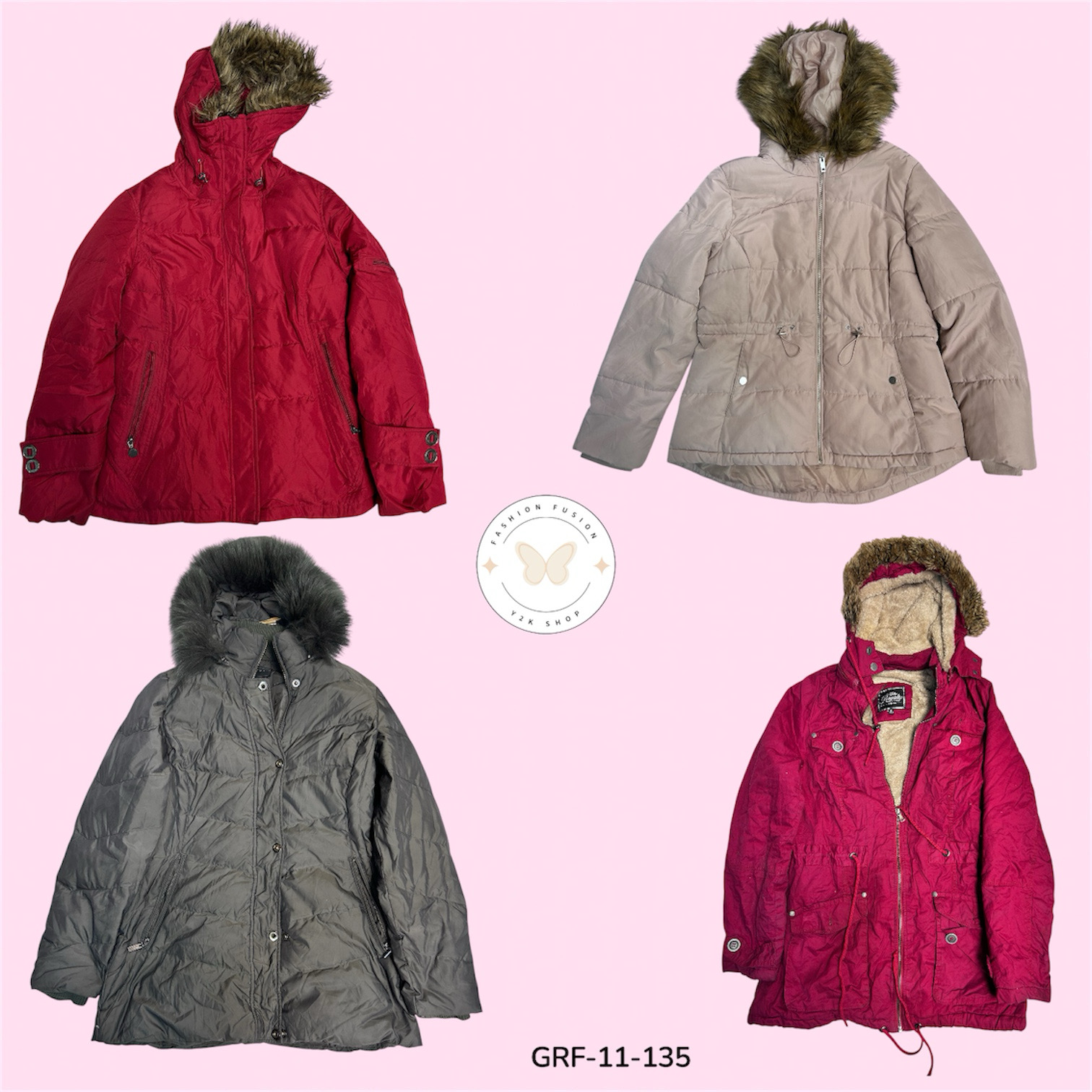 Hooded Anorak Puffer Jacket – Stylish & Functional (GRF-11-135)