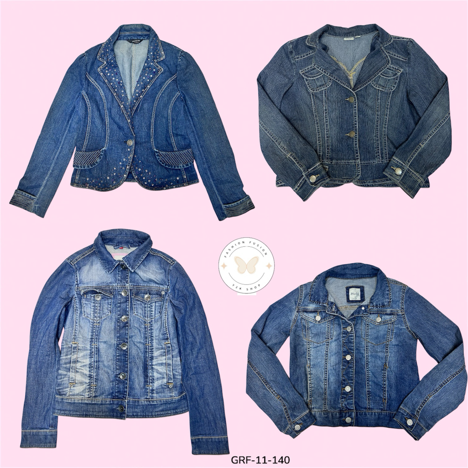 Sleek Modern Denim Jacket – Effortless Street Style (GRF-11-140)