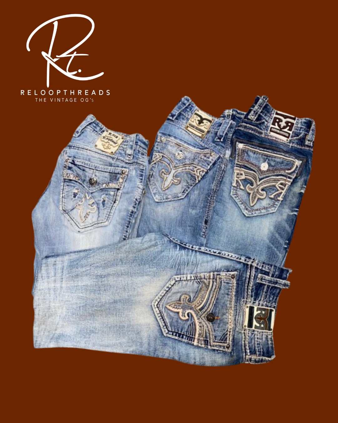 RT 1306 Rock Revival Men Mix Jeans