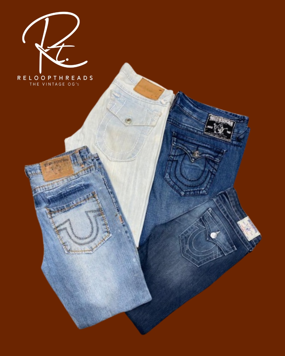 RT 1308 True Religion メンズミックスジーンズ