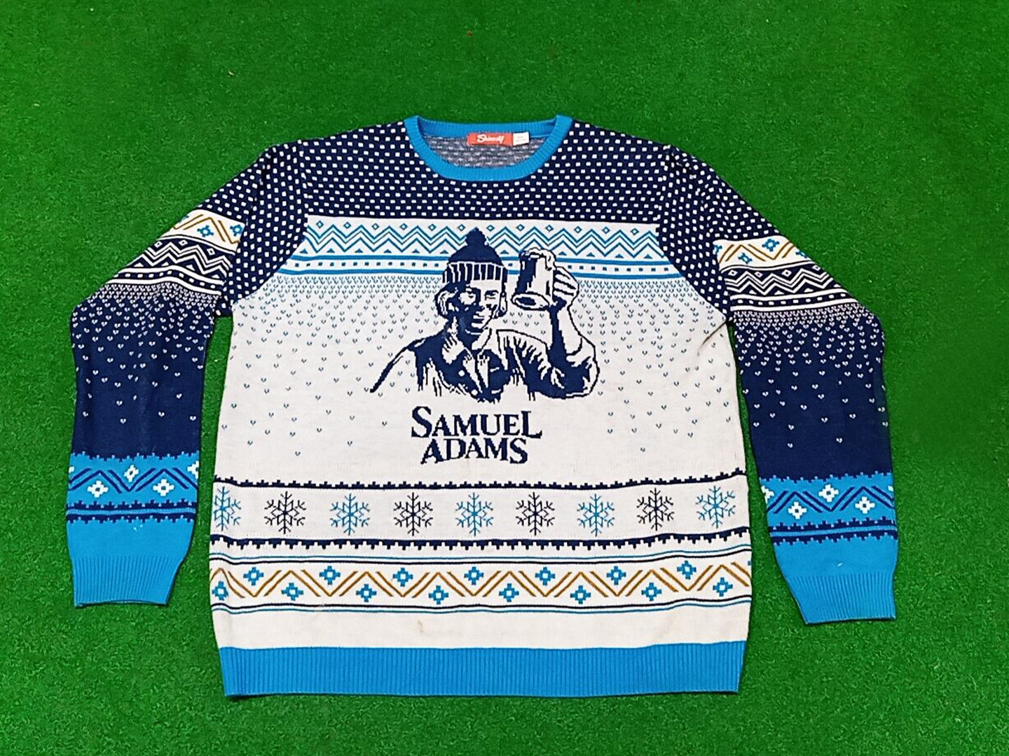 プリントスウェットセーター