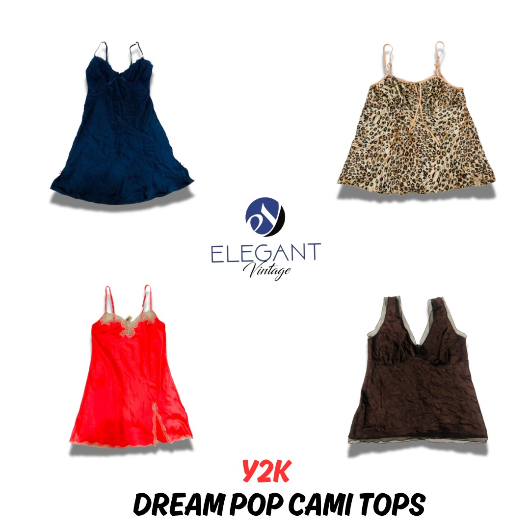Y2K Dream Pop Cami Tops - EV0870