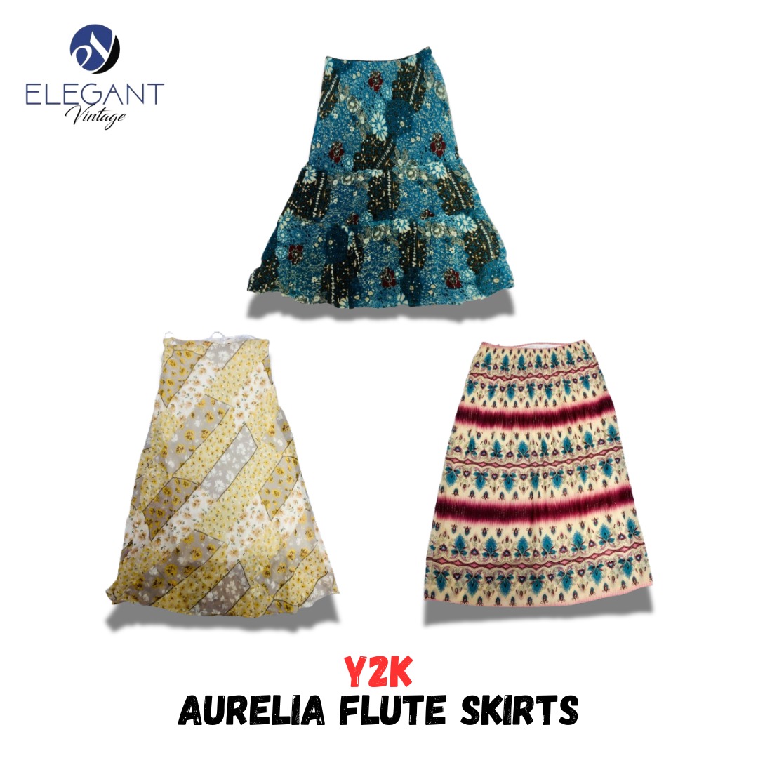 Y2K Aurelia Flute Skirts - EV1009
