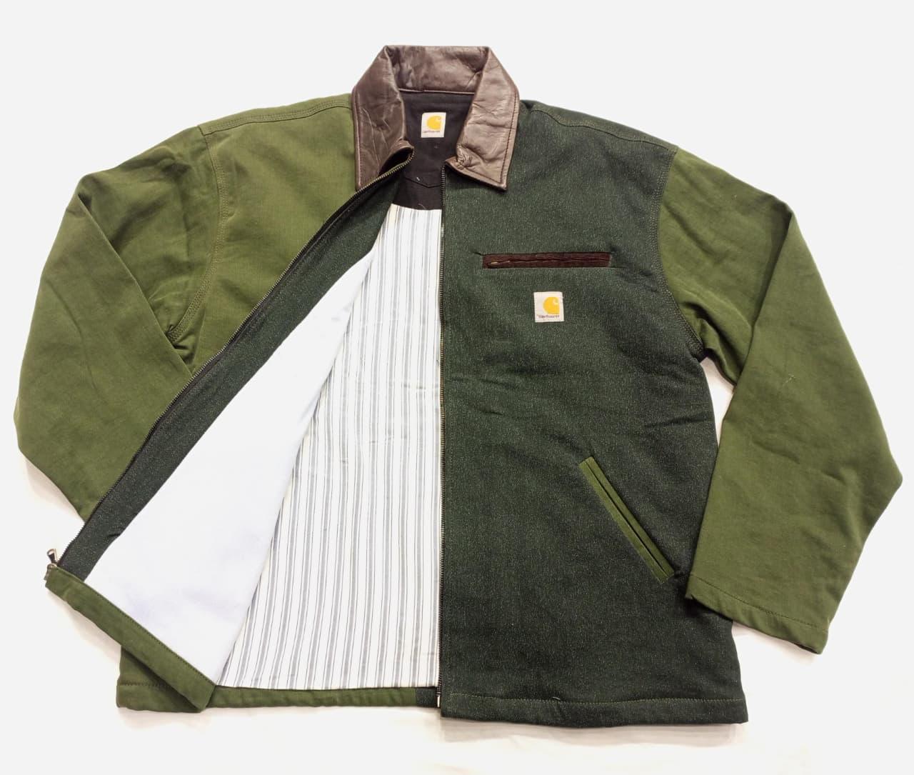 Veste de travail upcyclée Carhartt à double ton CR784