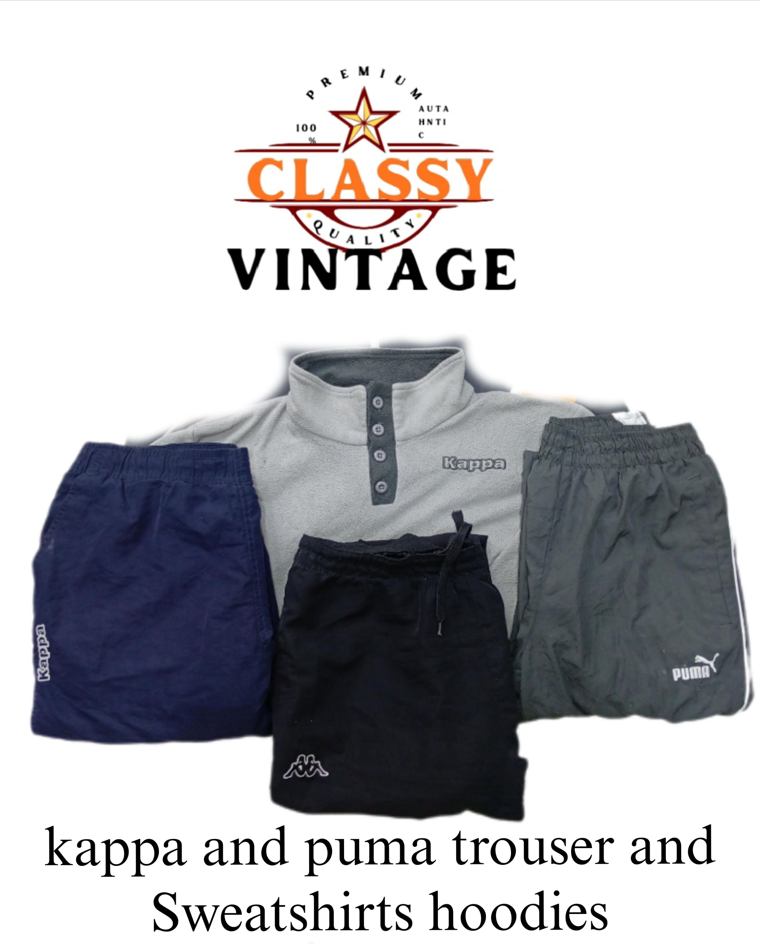 kappa and puma trouser and Sweatshirts hoodies