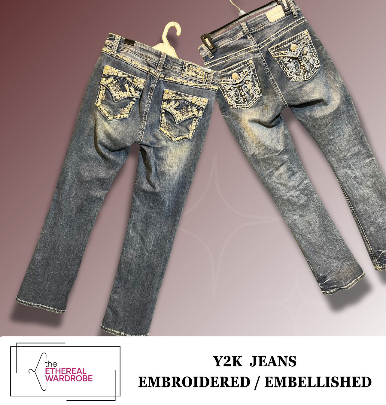 Y2K Bootcut Jeans for women