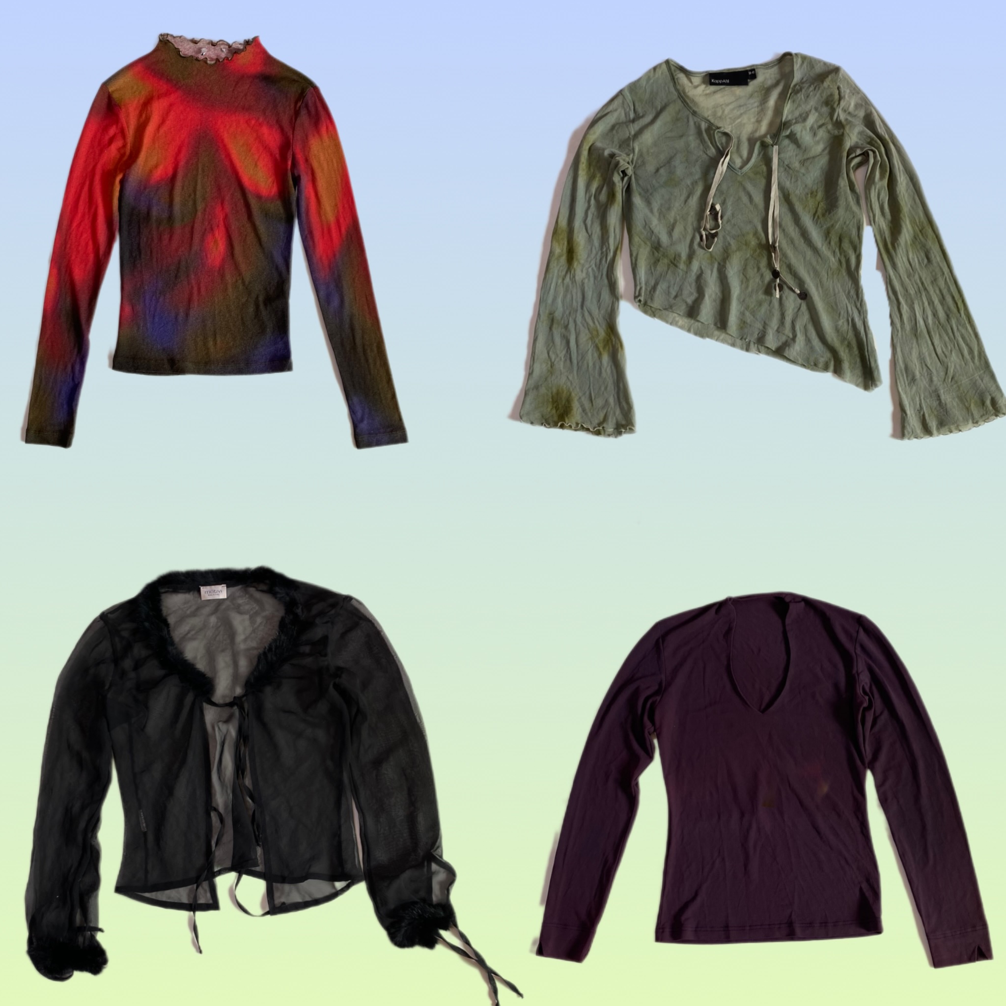 Y2K Full Sleeve Tops (TS-1537)