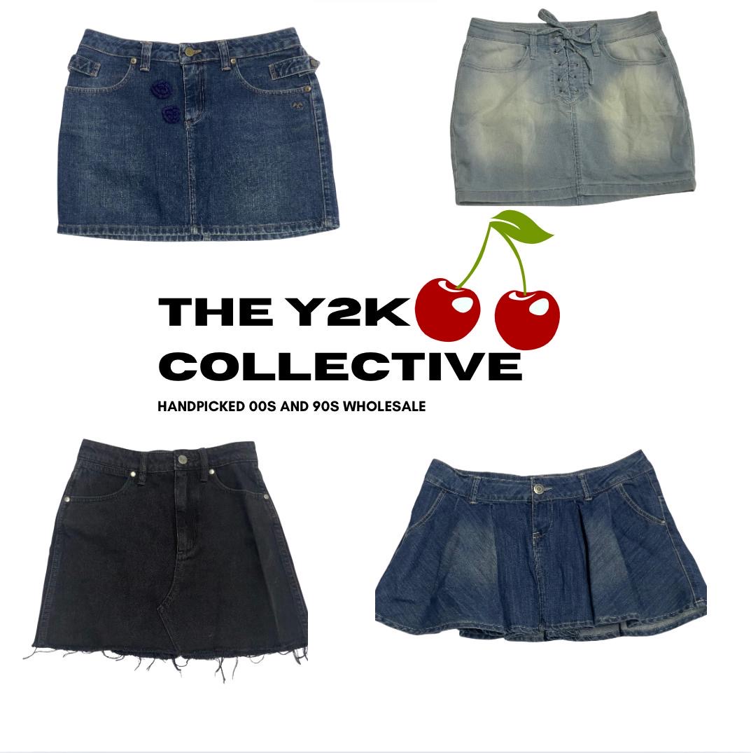 Classic 2000s Britney Spears Core Denim Mini Skirts(TYC24)