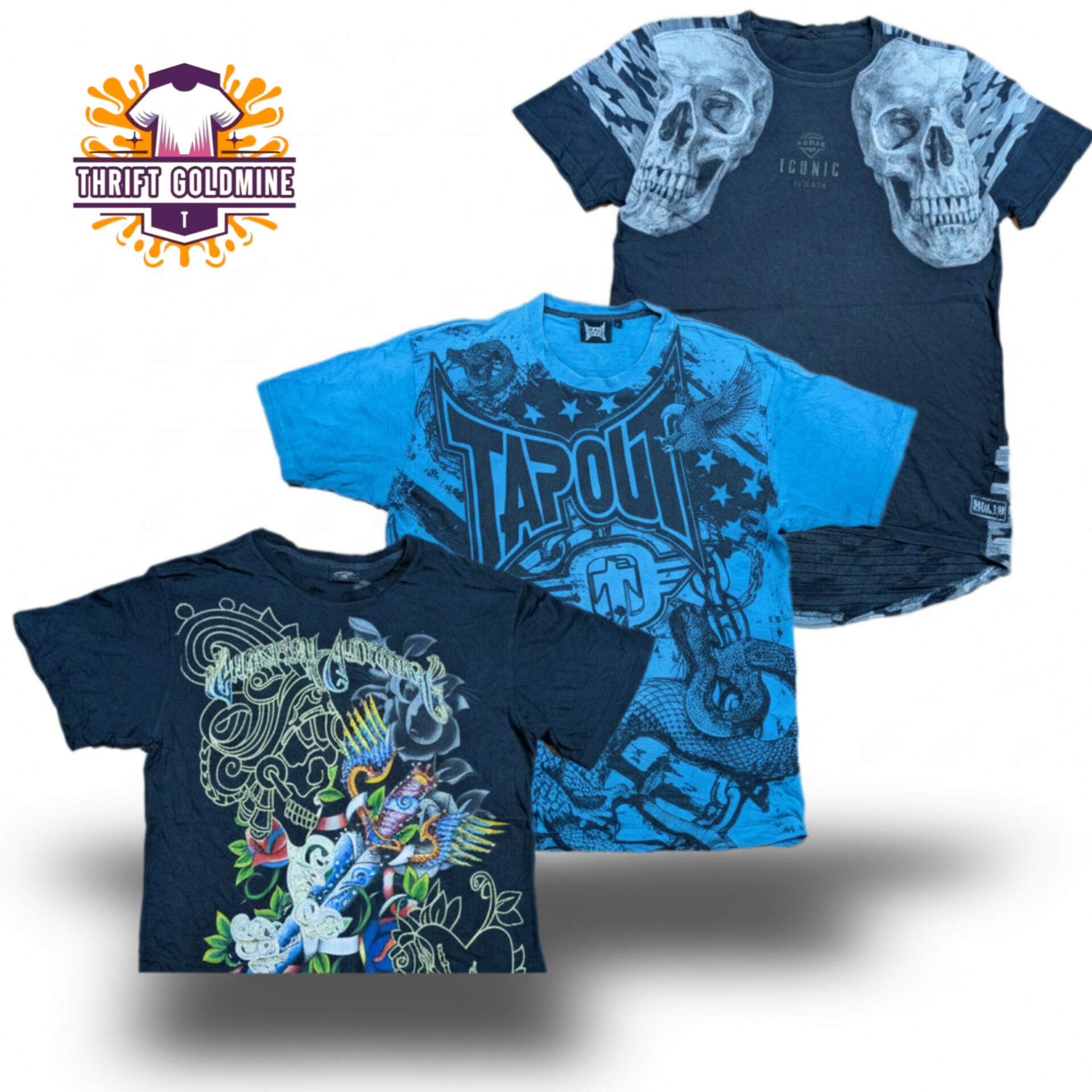 プレミアムアフリクションTシャツ