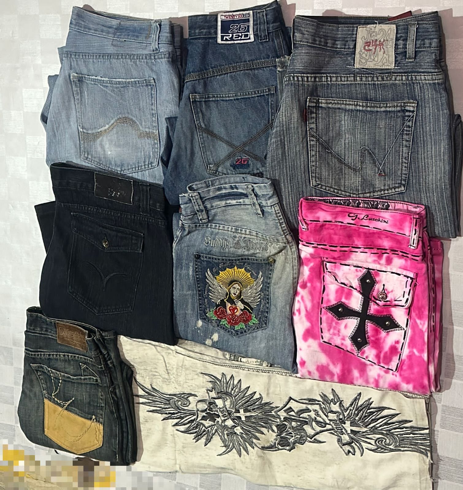 「BIG BUDDHA AND OTHER MIX BRANDS JEANS ( ID 1377)」