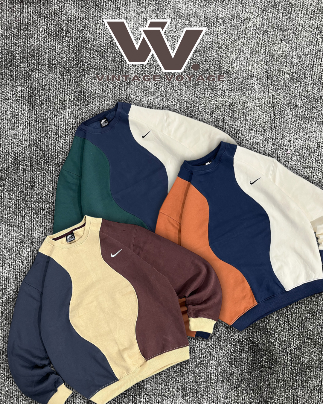 Nike retravaillé style sweatshirts col rond ~22125