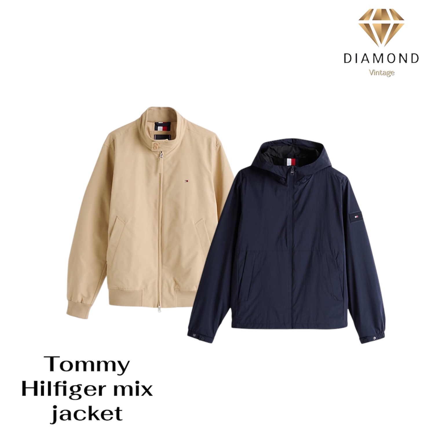 Veste mix Tommy Hilfiger (DV -11-212)