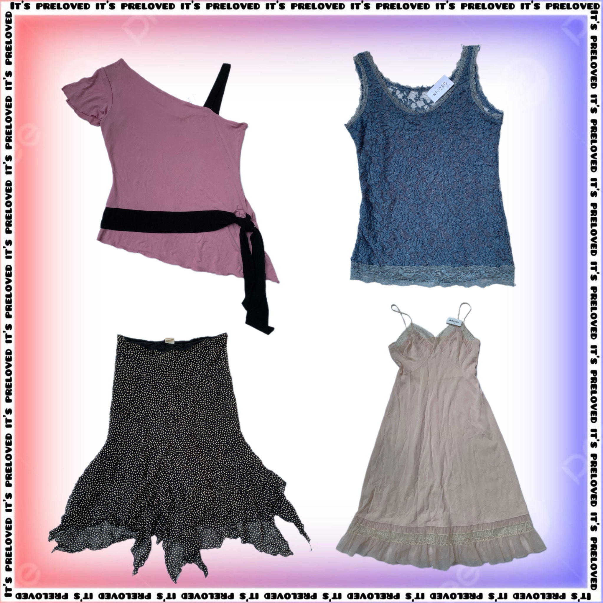 Y2K Bqsic Collection - Tops, Skirts and Dresses (SS-1628)