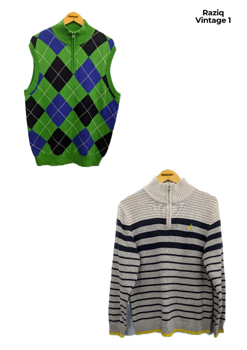 💥 Nautica & Chaps 1/4 Zip Knitwear