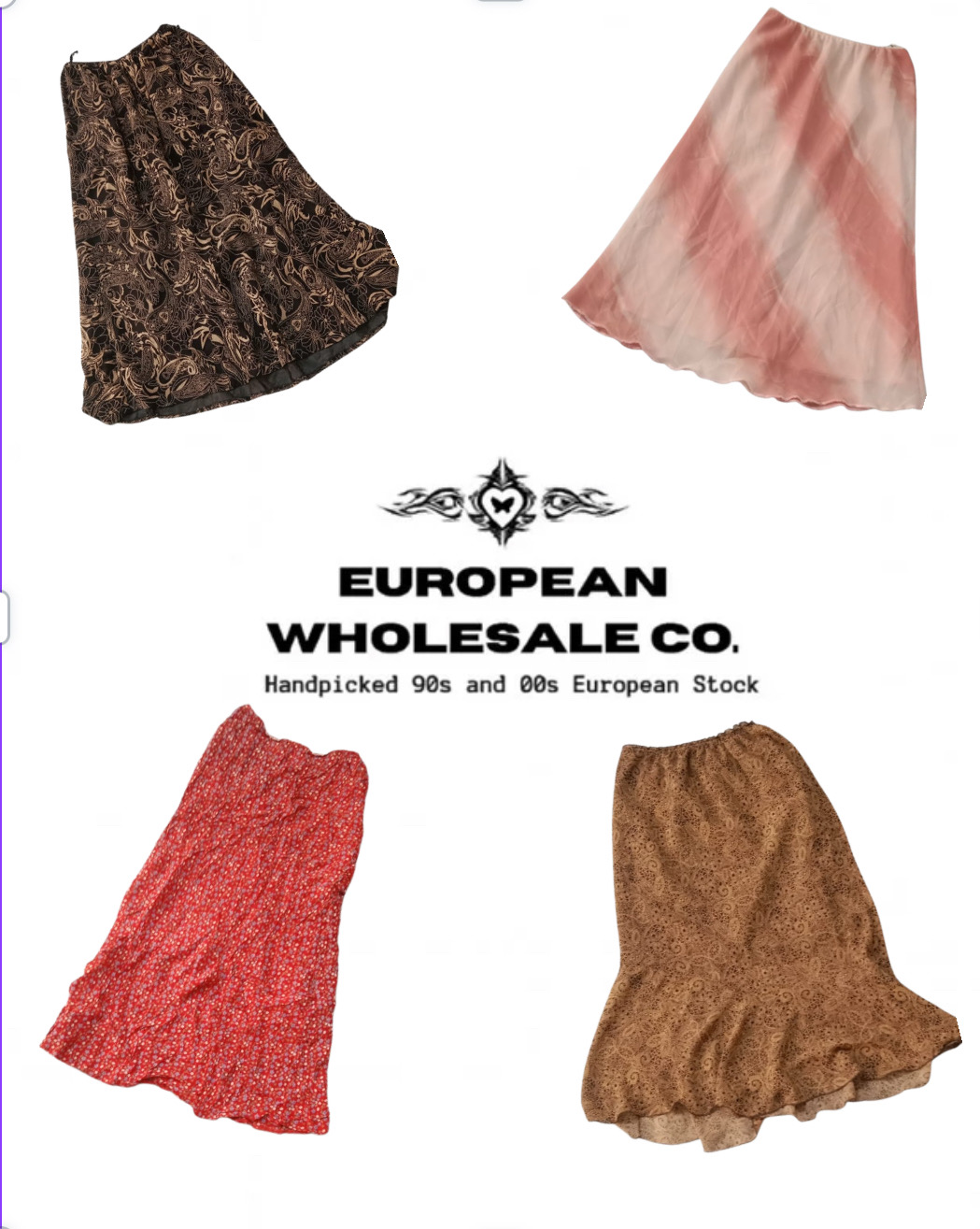 • フローイー ヴィンテージ スカート コレクション – 90年代 & 00年代 編集(EWC107)