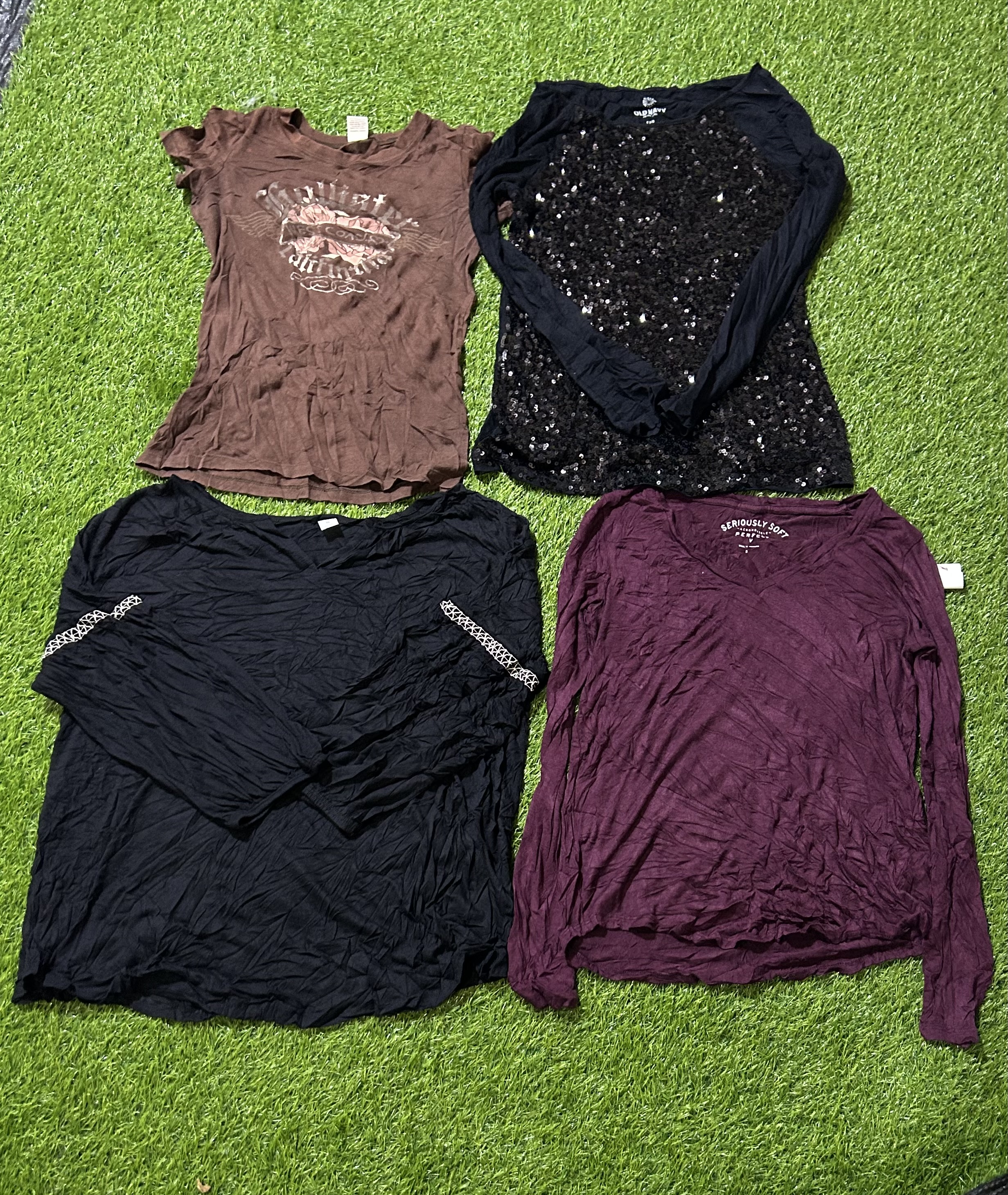 Y2K Long Sleeve Tops