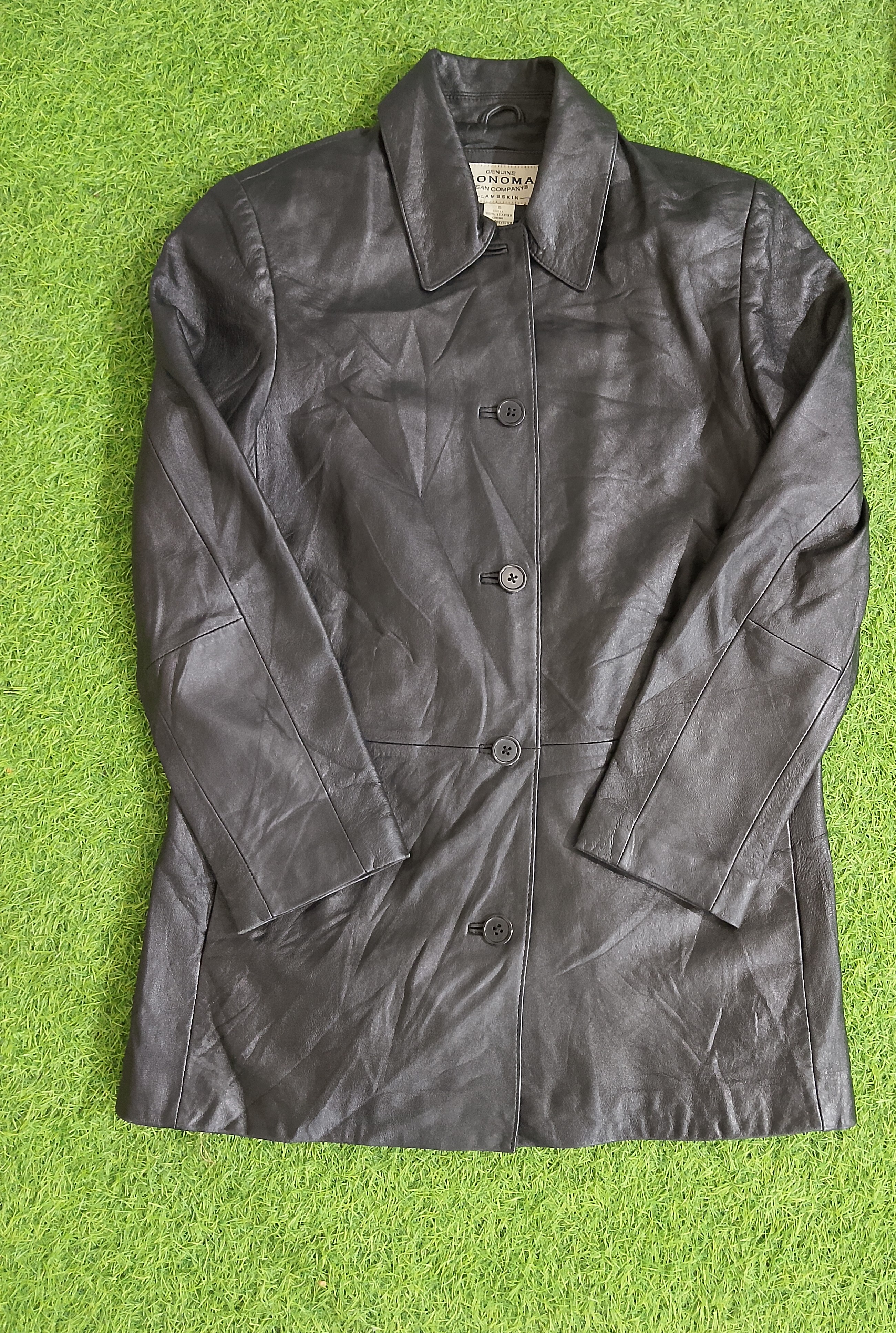 Y2K Long Tranch leather Coats
