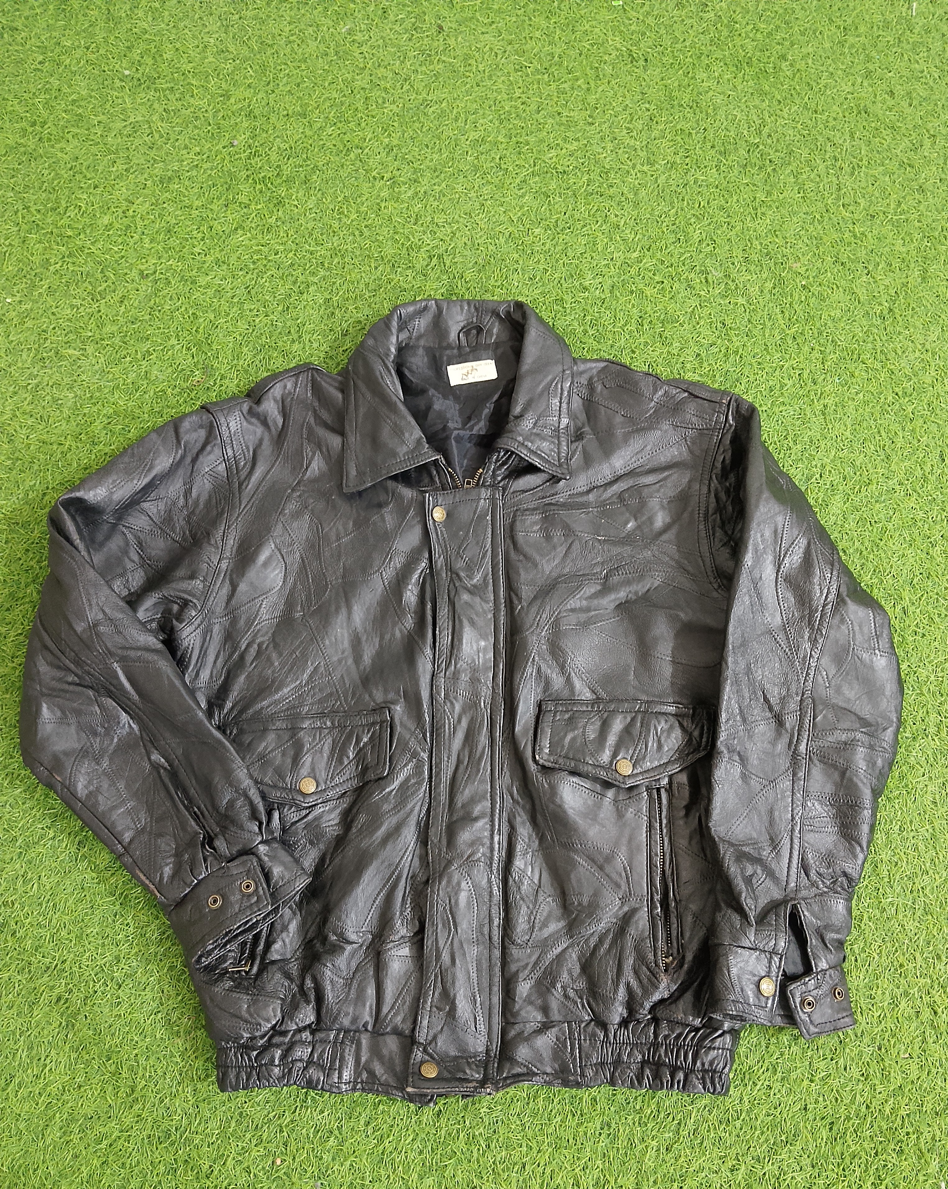 A2 Style Bomberlederjacke