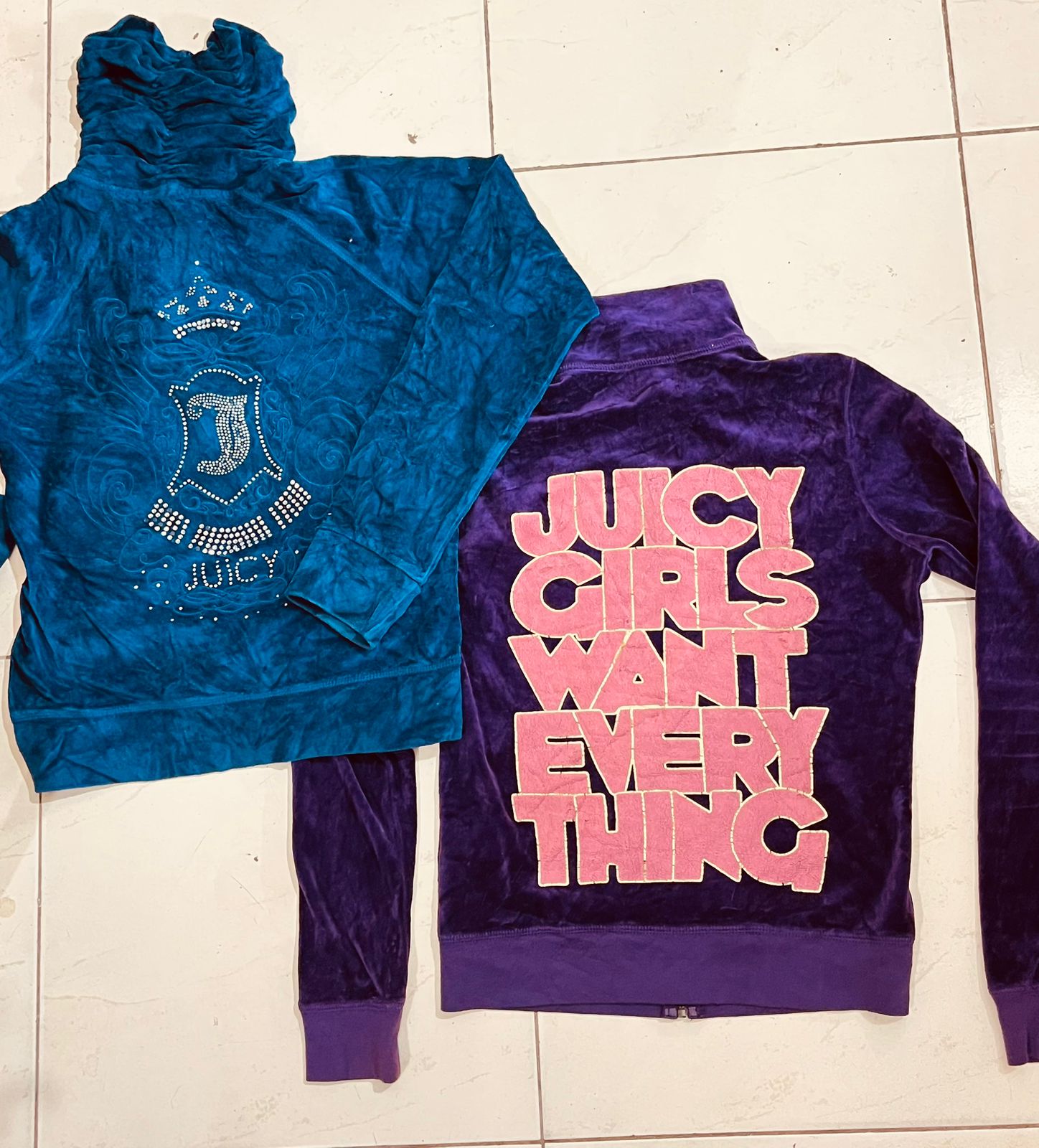 Felpa con zip Velour da donna Juicy Couture