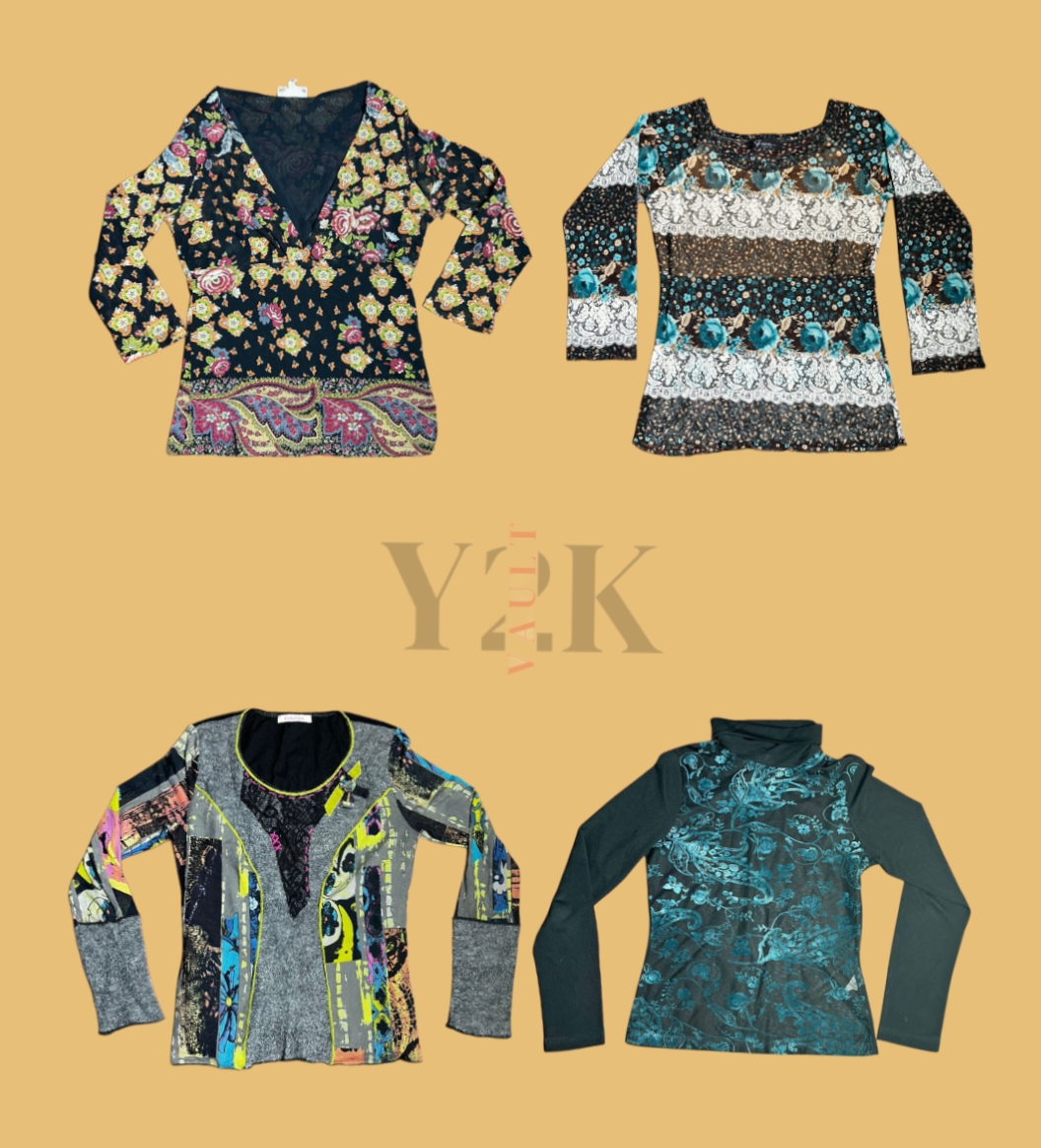 Y2K Angelcore Tops (Yv-456)