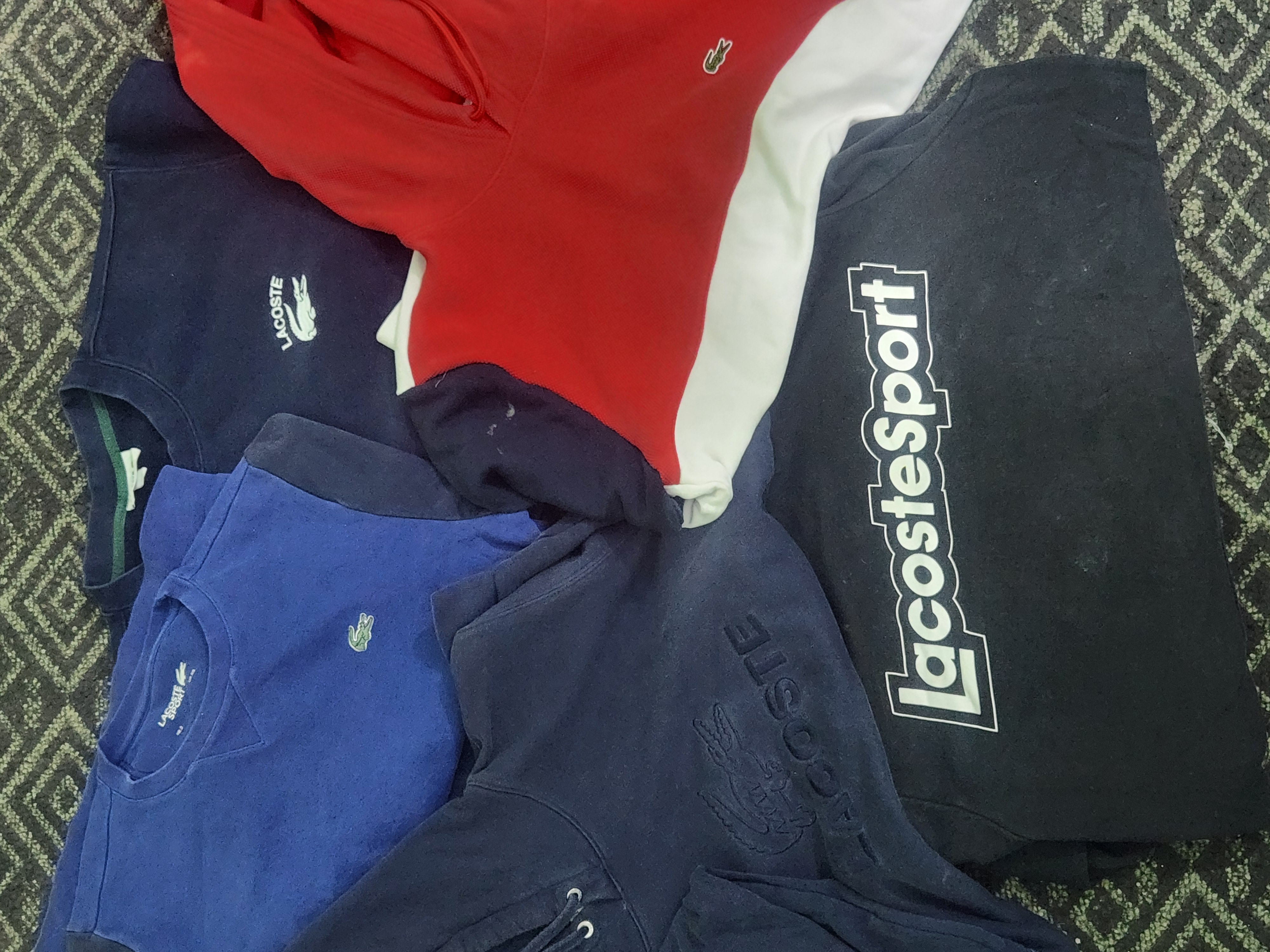 Lacoste Hoodie Sweatshirt.