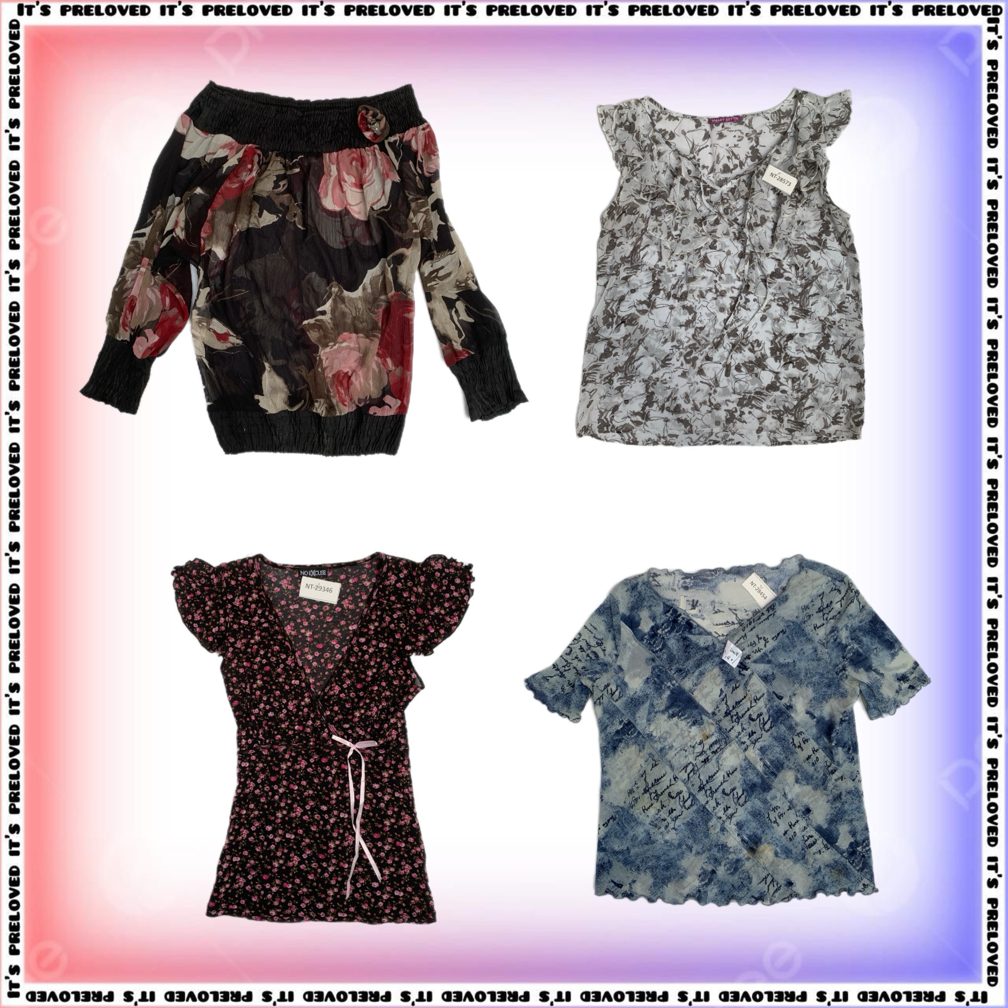 Shiffon Mix Tops (SS-1637)