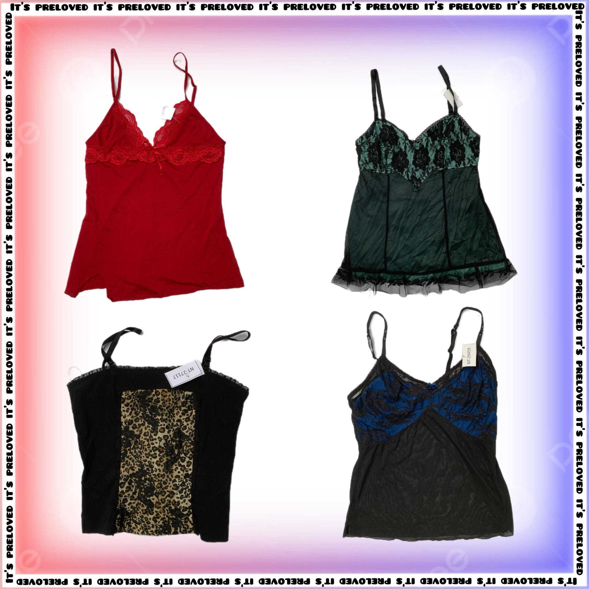 All Styles Lace and Net Camis (SS-1638)