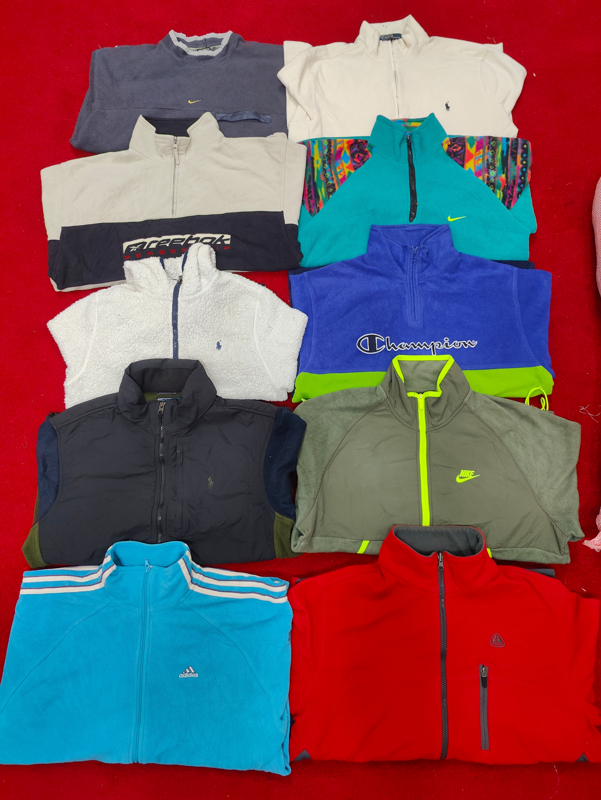 プレミアムビンテージミックスブランドフリース