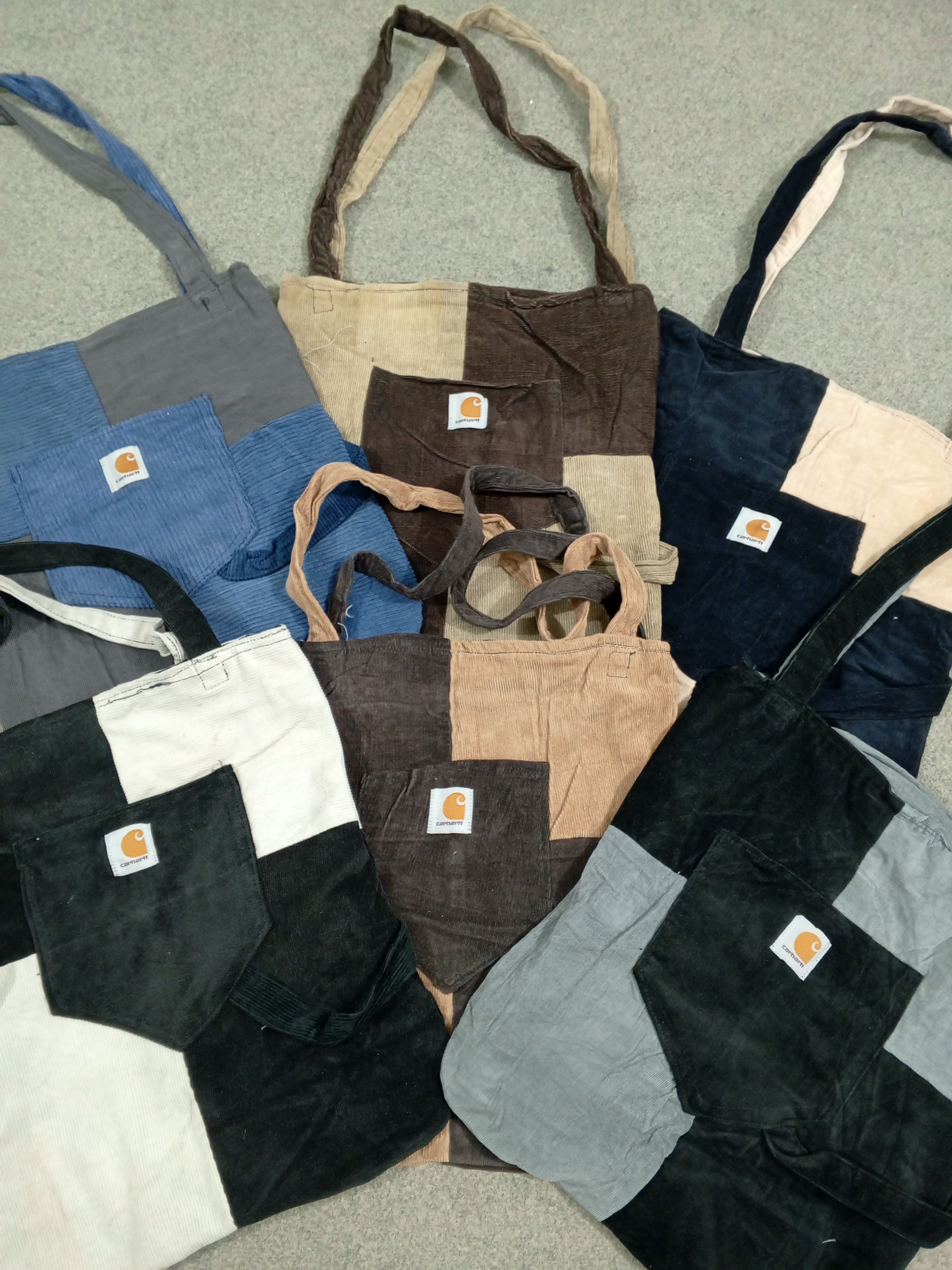 HD1167 HD Upcycled Carhartt Tote Bags
