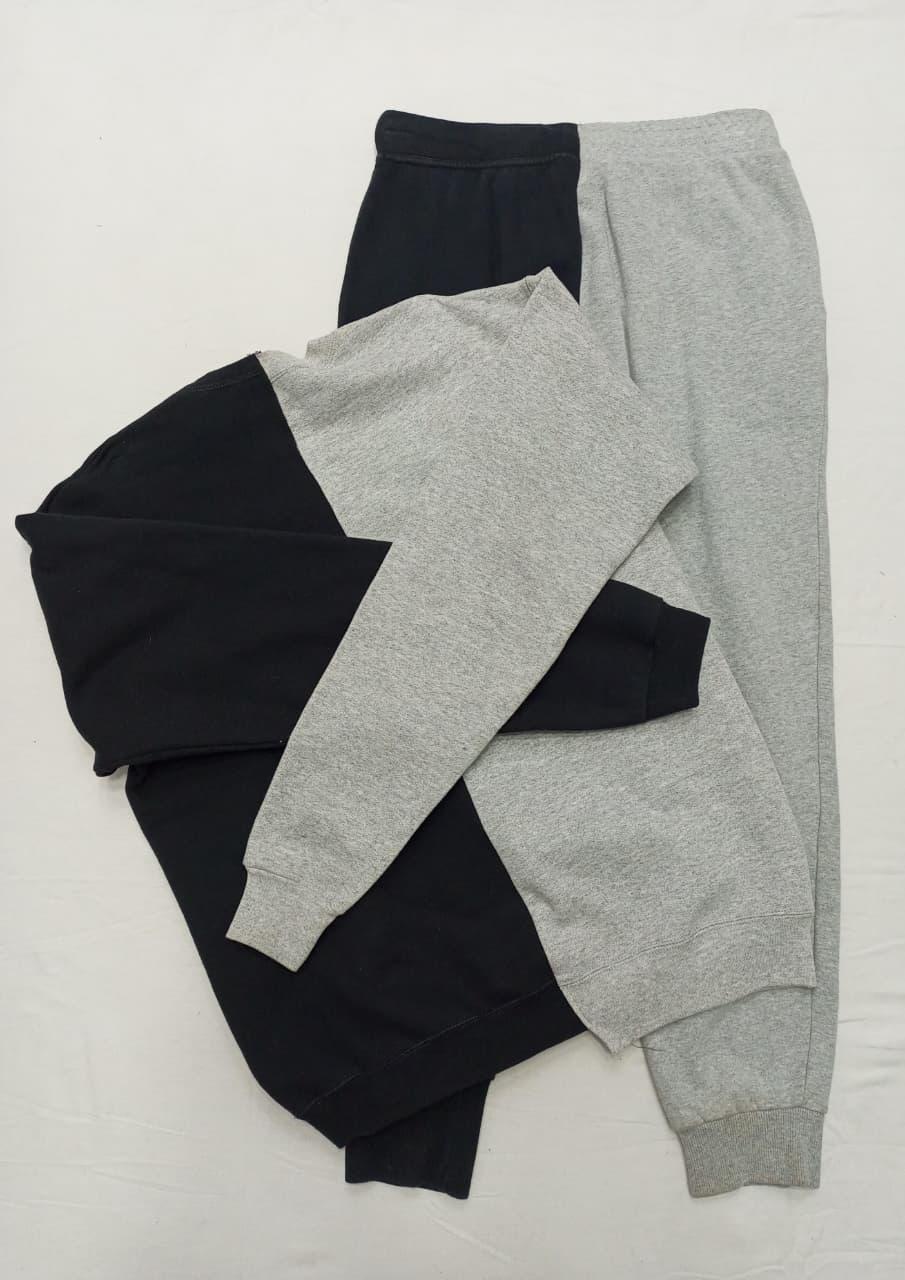 CR813 Der gemischte Upcycled Farbblock-Trainingsan..