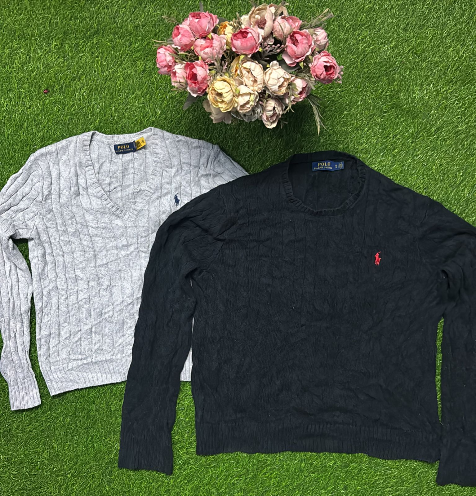 Polo Ralph Lauren cable knits sweaters