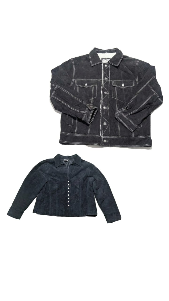 TV102 Suede Mix Jacket