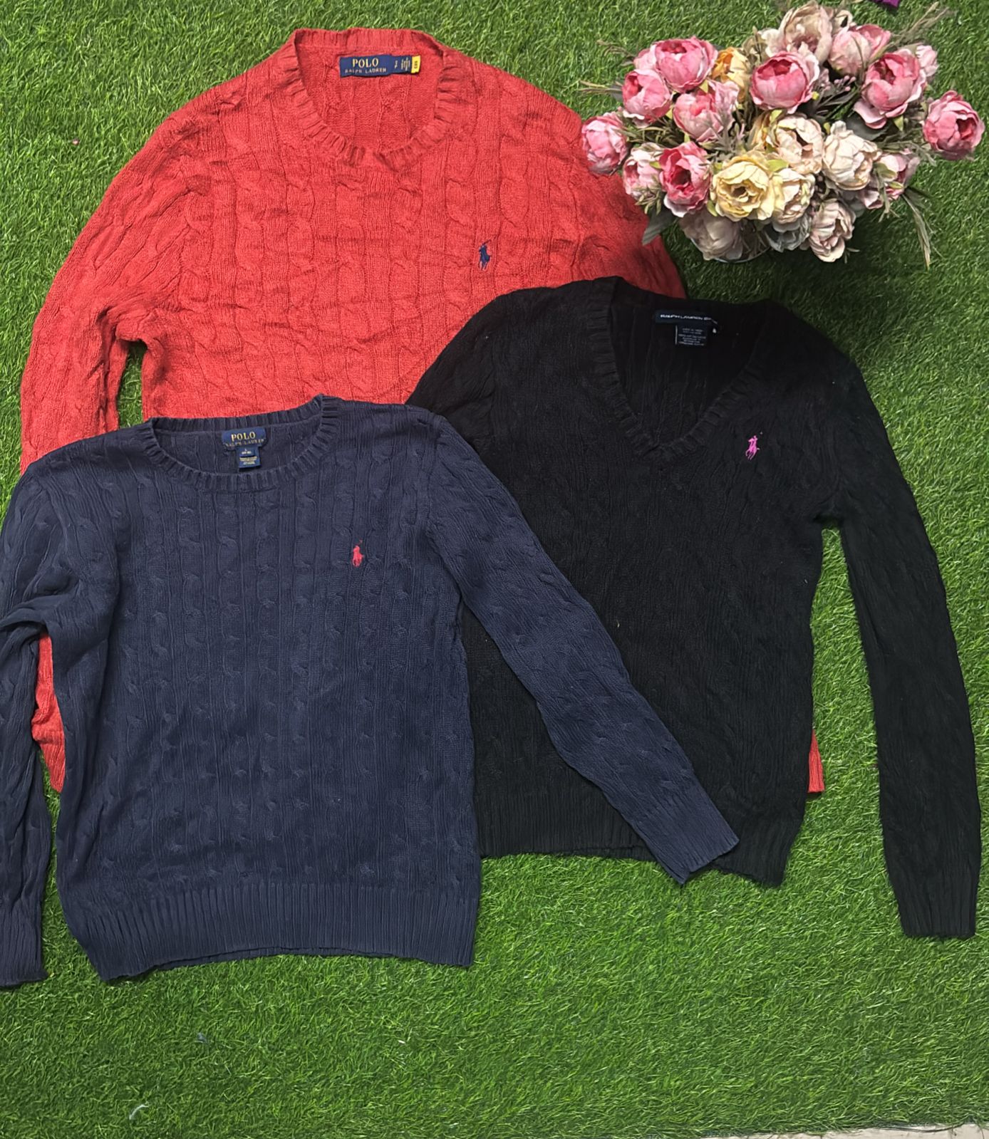 Polo Ralph Lauren cablesknit sweater