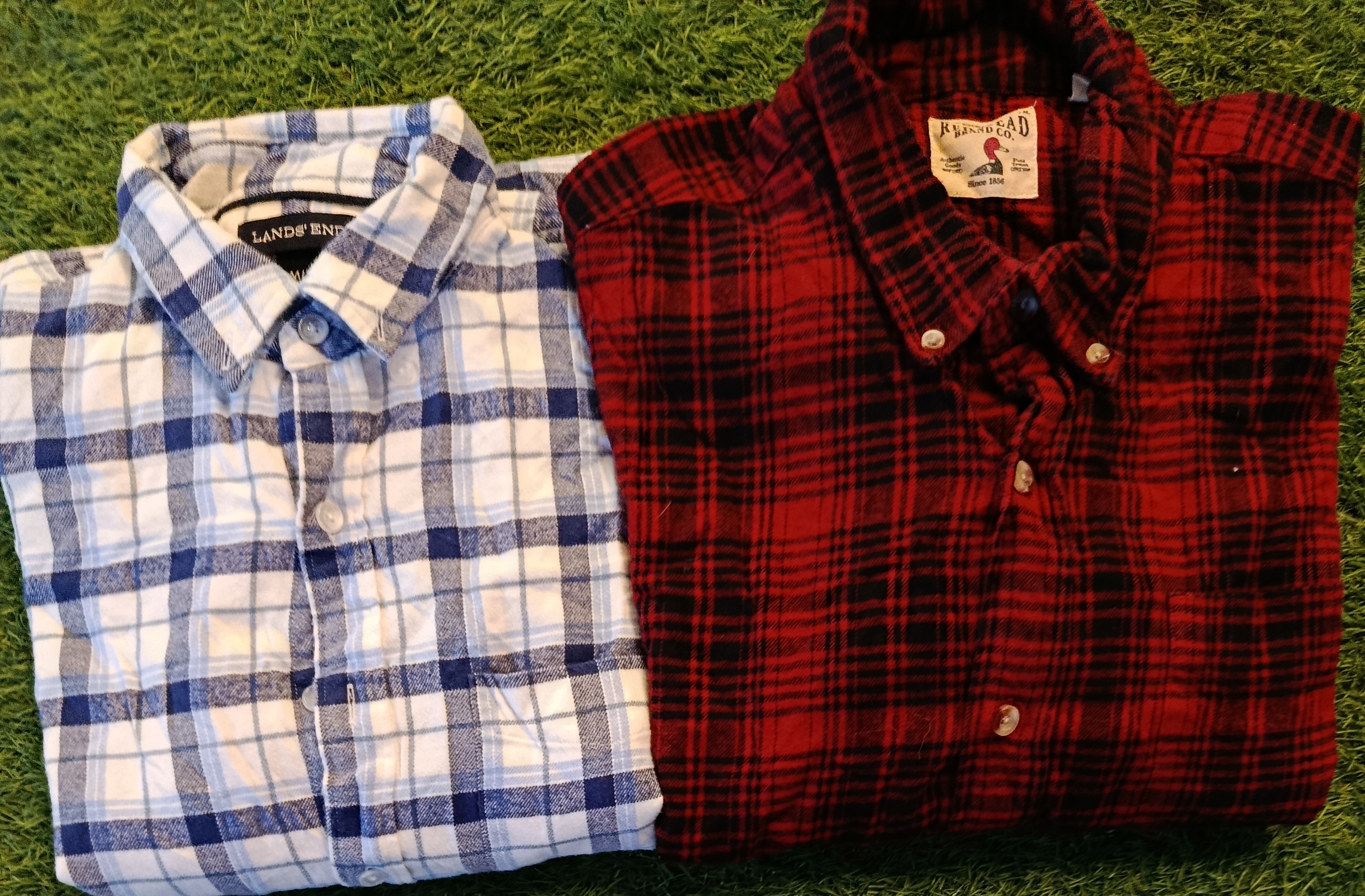 Unbranded Flannel Shirts (9) pcs 3093